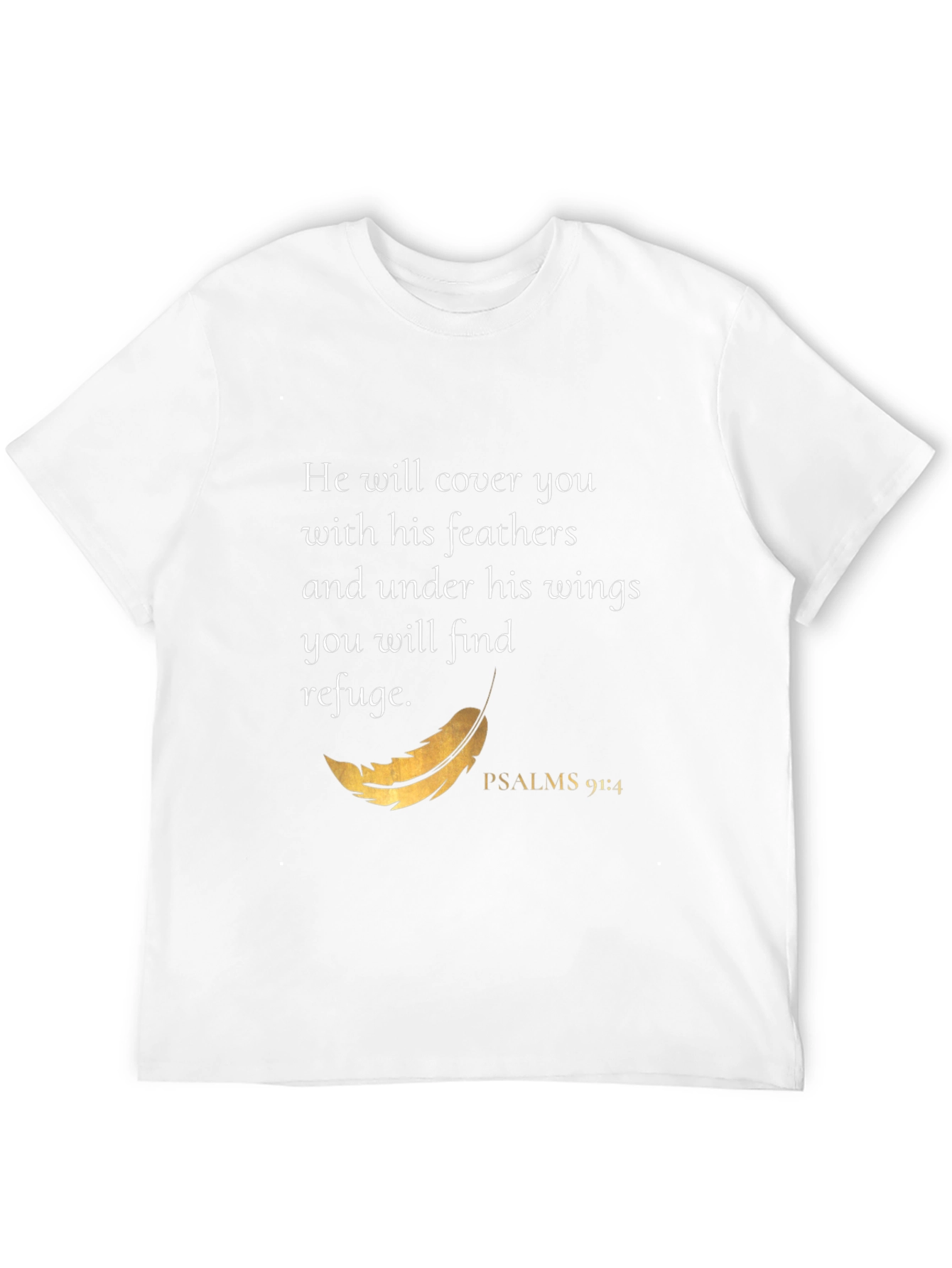 Faithful Refuge Tee: Psalms 91:4