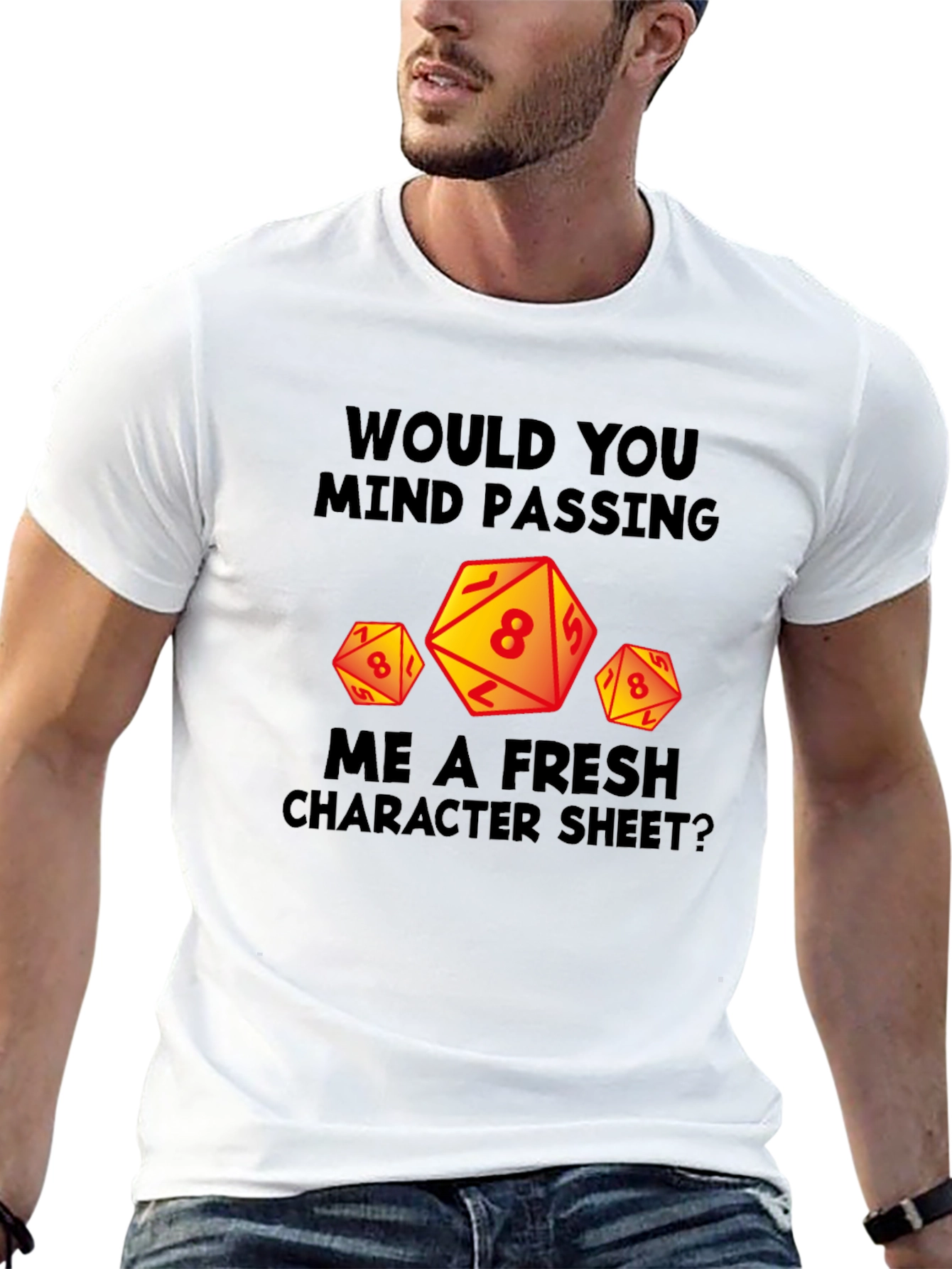 D&D Dice Graphic T-Shirt
