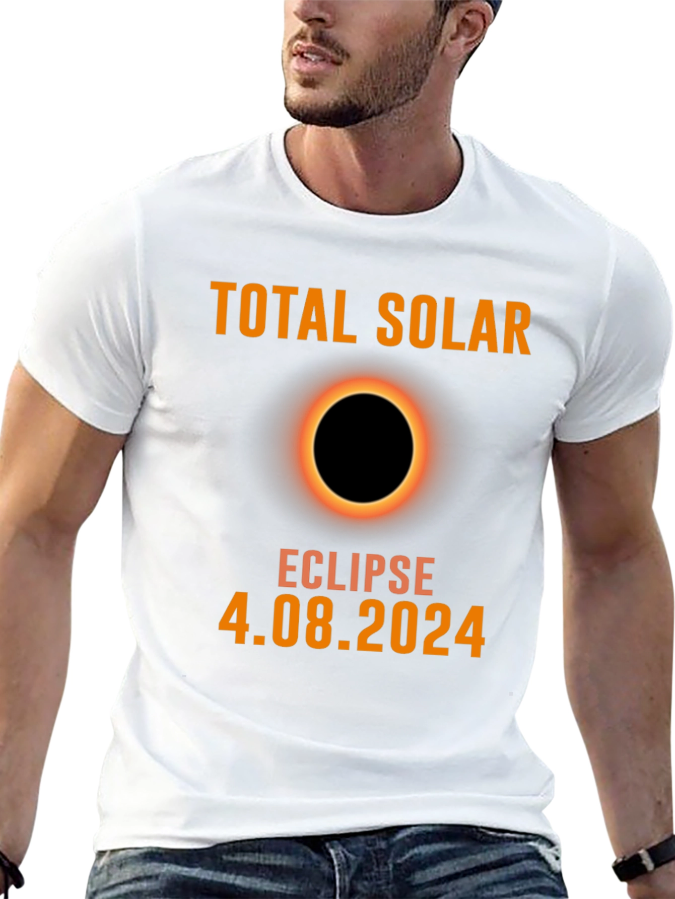 Total Solar Eclipse 2024 Black T-Shirt