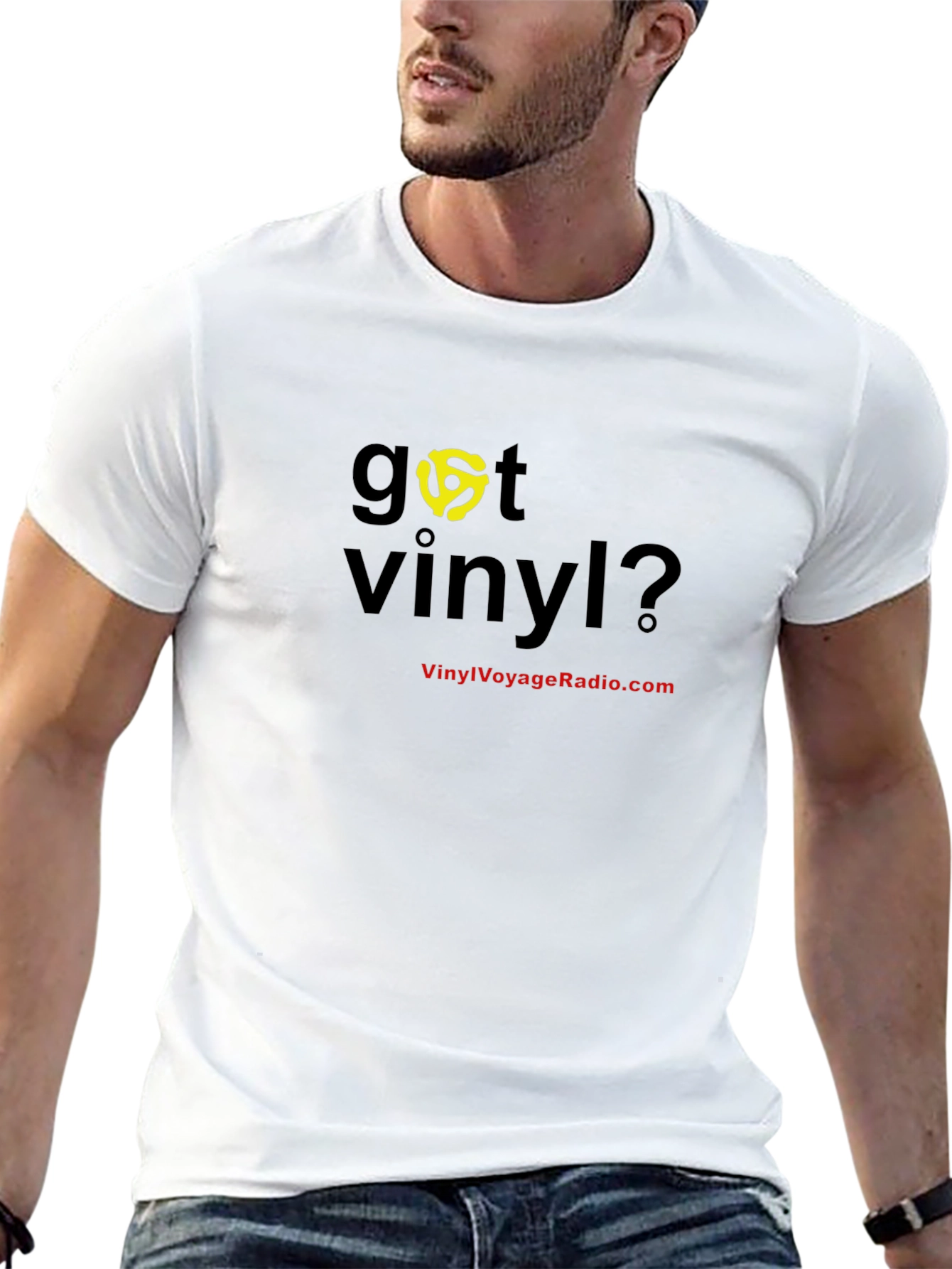 Got Vinyl? Black Graphic Tee