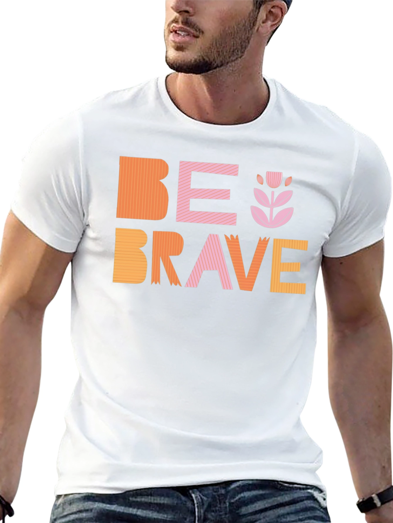 Be Brave Graphic Tee - Stylish Comfort
