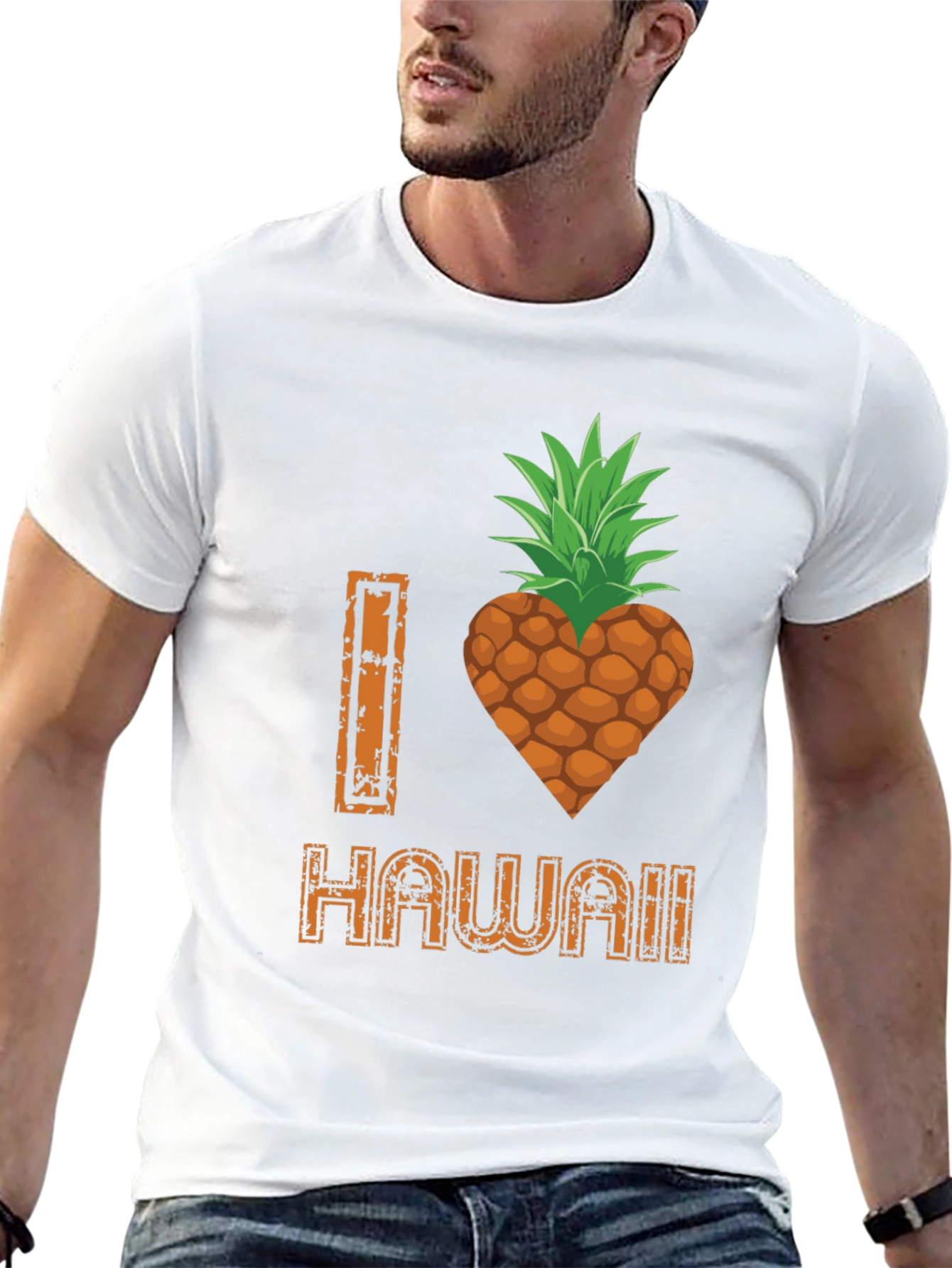 I Heart Hawaii Pineapple Graphic Tee