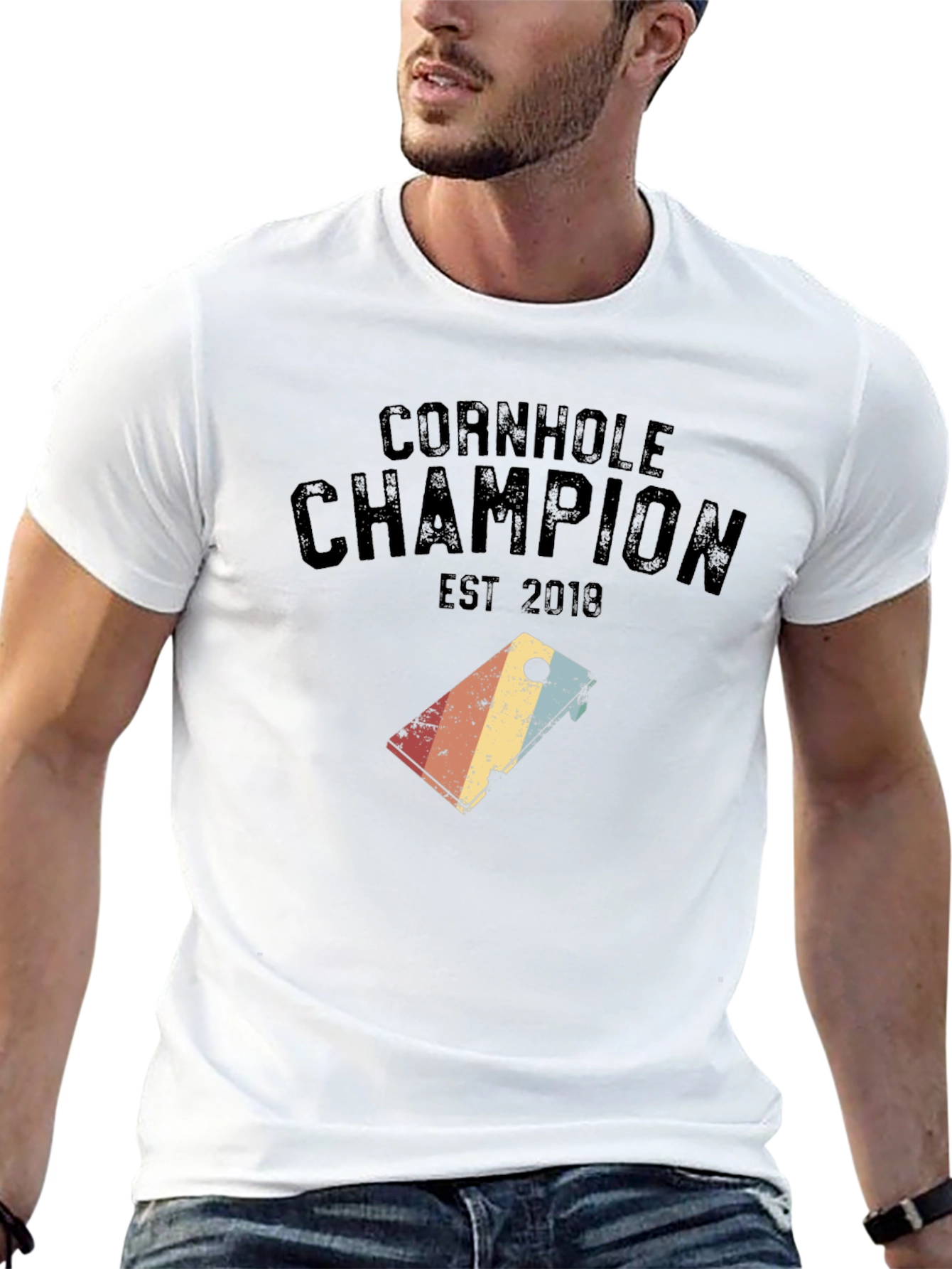 Cornhole Champion T-Shirt - Established 2018