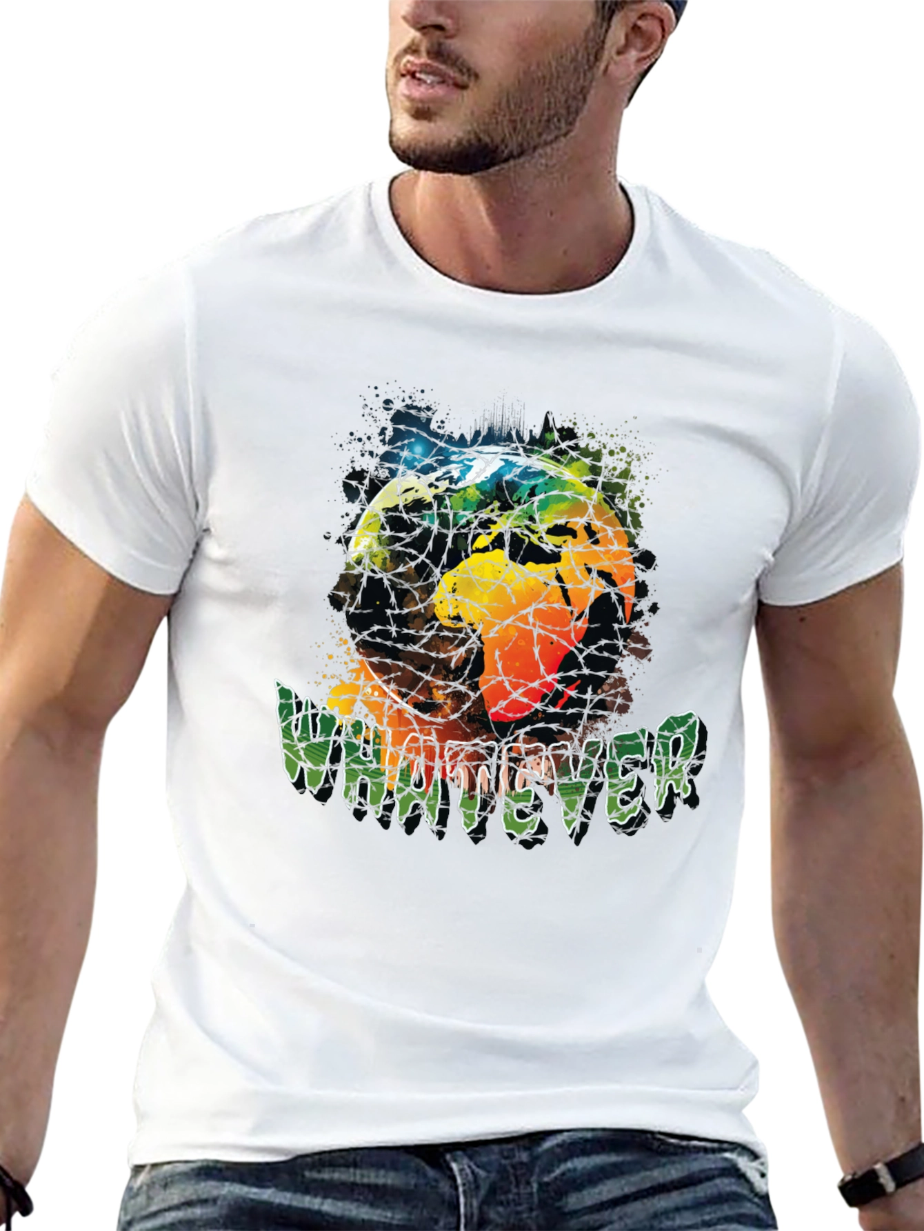 Whatever Earth Graphic T-Shirt Unisex