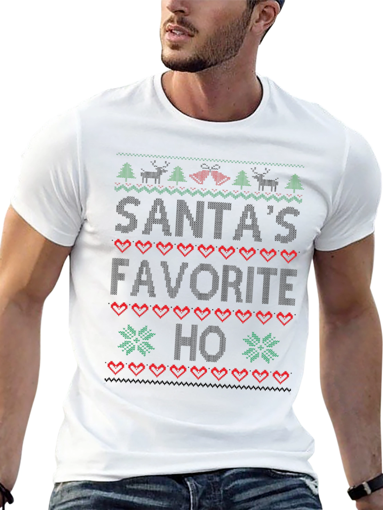Santas Favorite HO Graphic T-Shirt