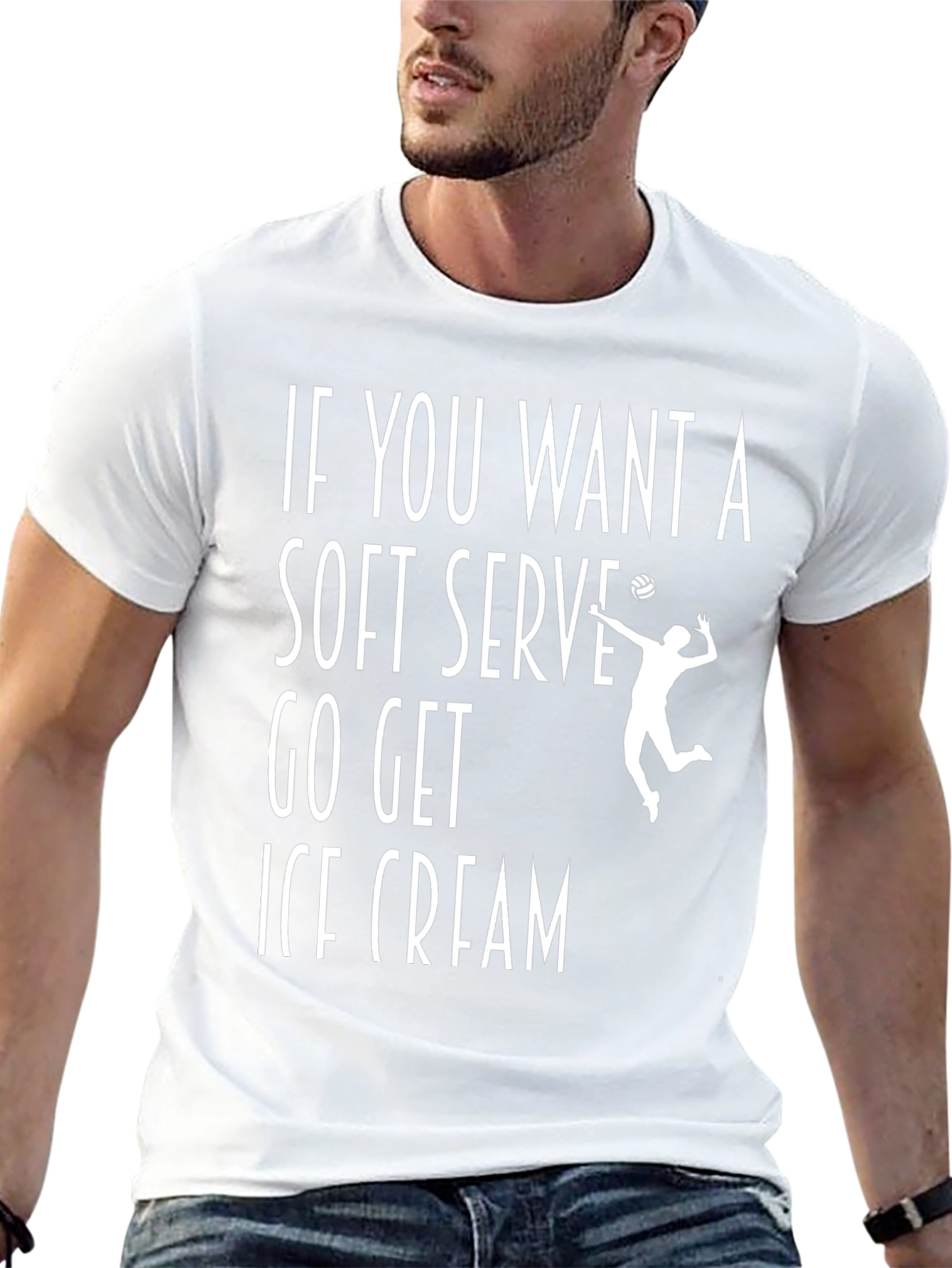Soft Serve Volleyball Graphic Tee