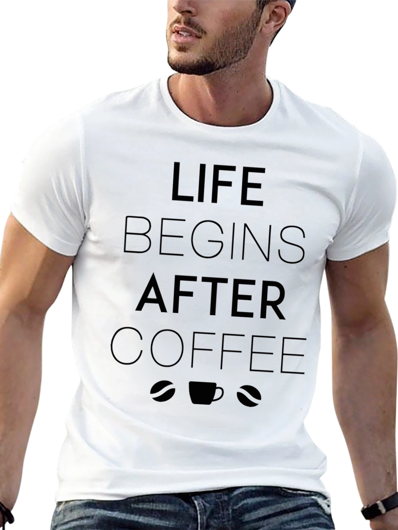Life Begins After Coffee Graphic Tee