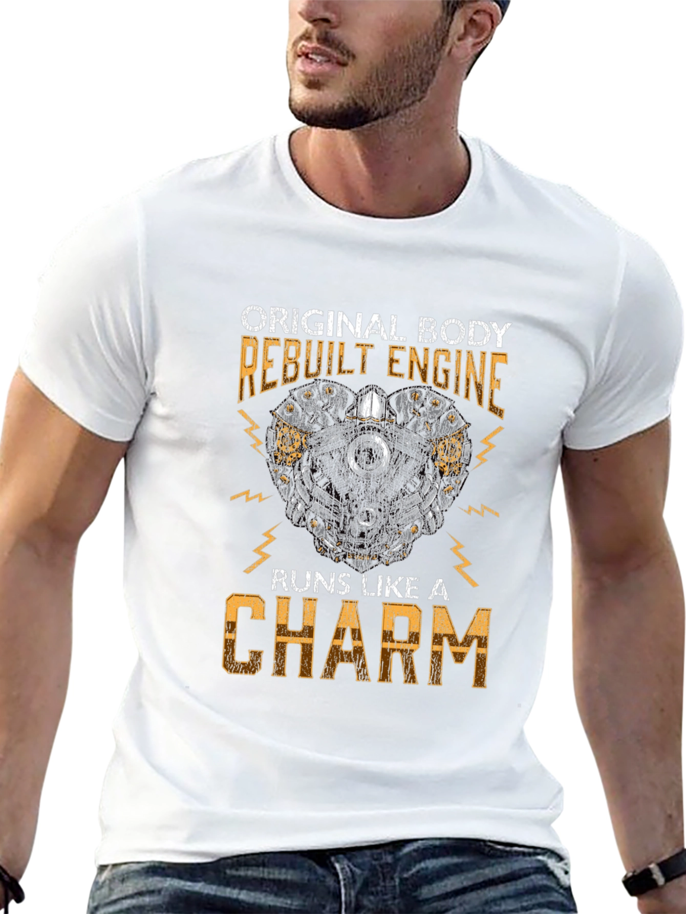 Original Body Rebuilt Engine T-Shirt