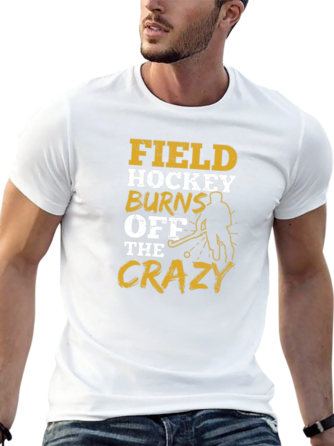 Field Hockey Burns Off The Crazy T-Shirt