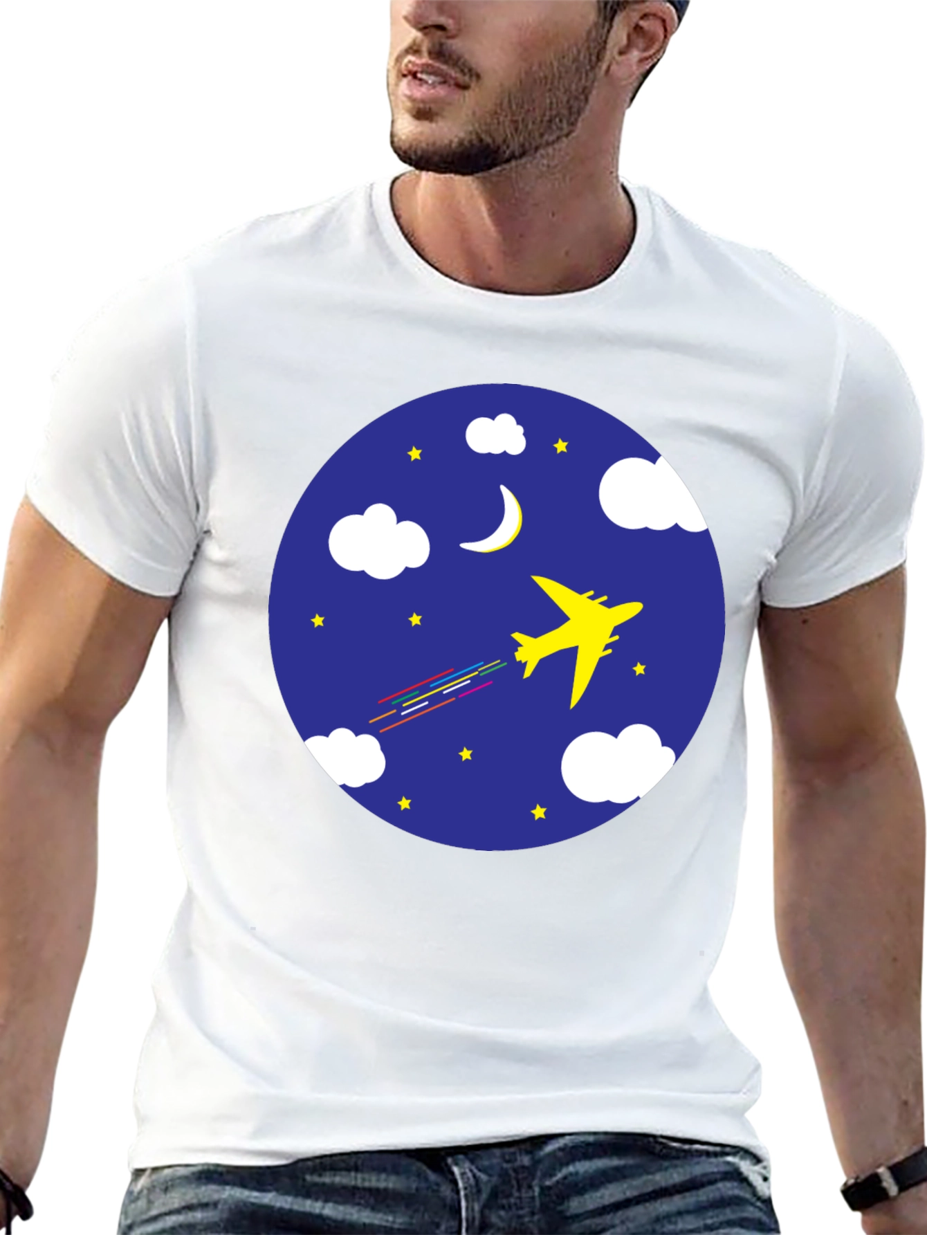 Night Flight Graphic Tee - Comfort Fit