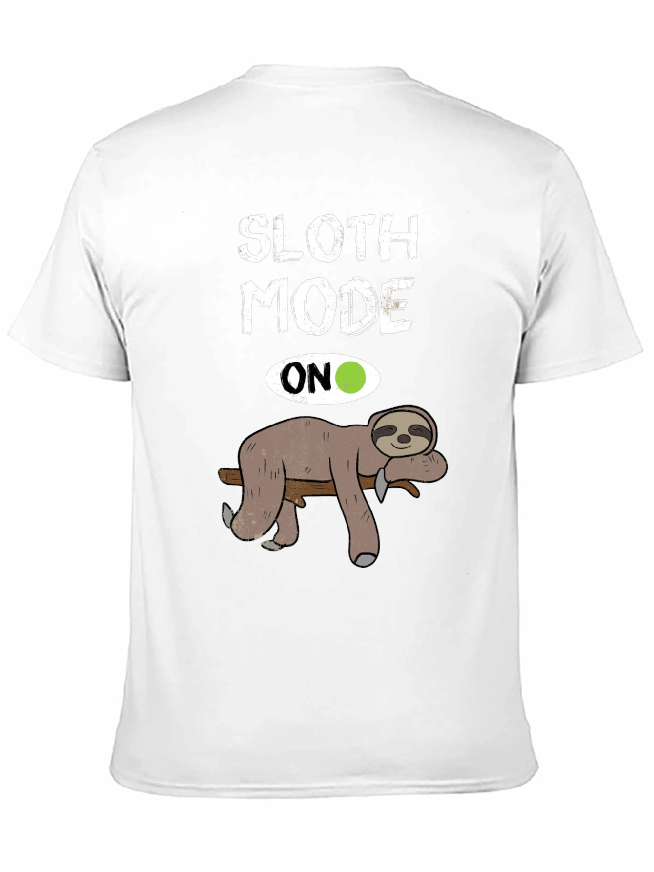 Sloth Mode On Graphic Tee - Relaxed Fit