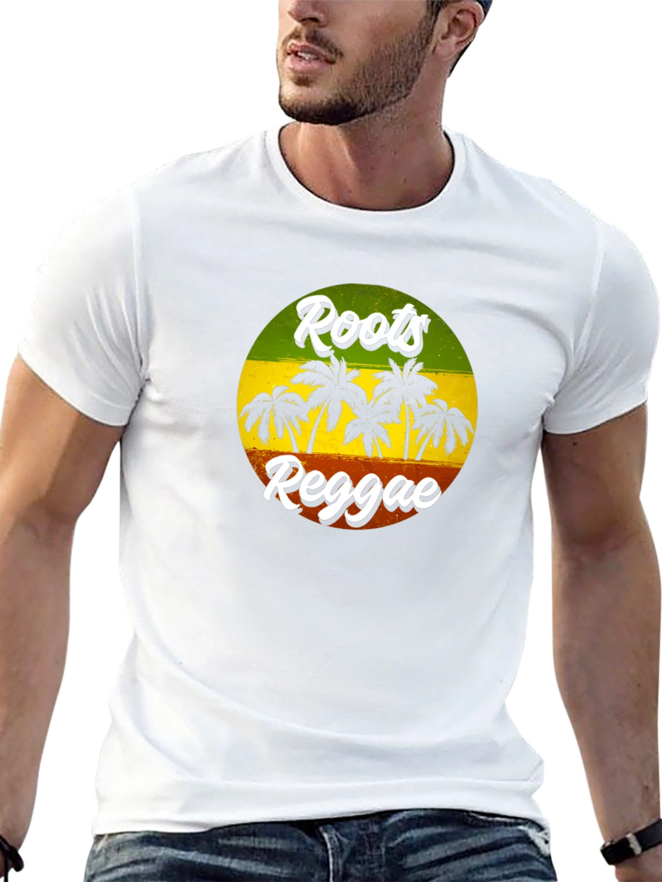 Roots Reggae Graphic Tee - Rasta Style Shirt