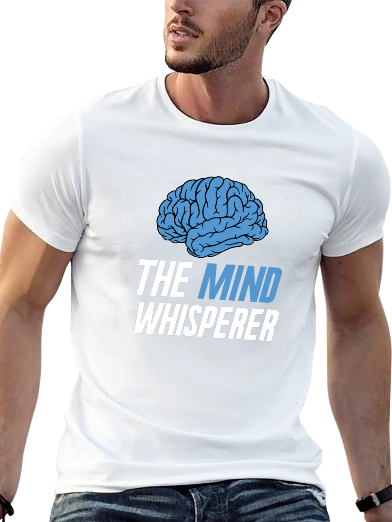 The Mind Whisperer Black Graphic Tee