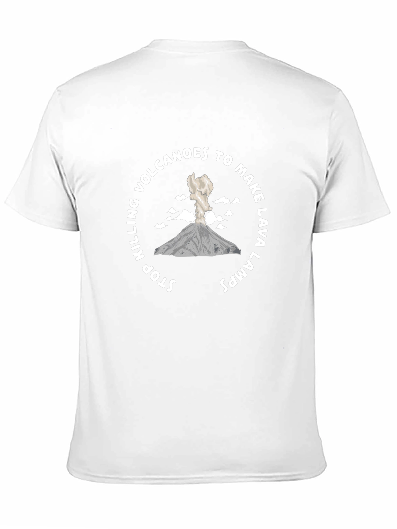 Volcano Lava Lamp Graphic Tee