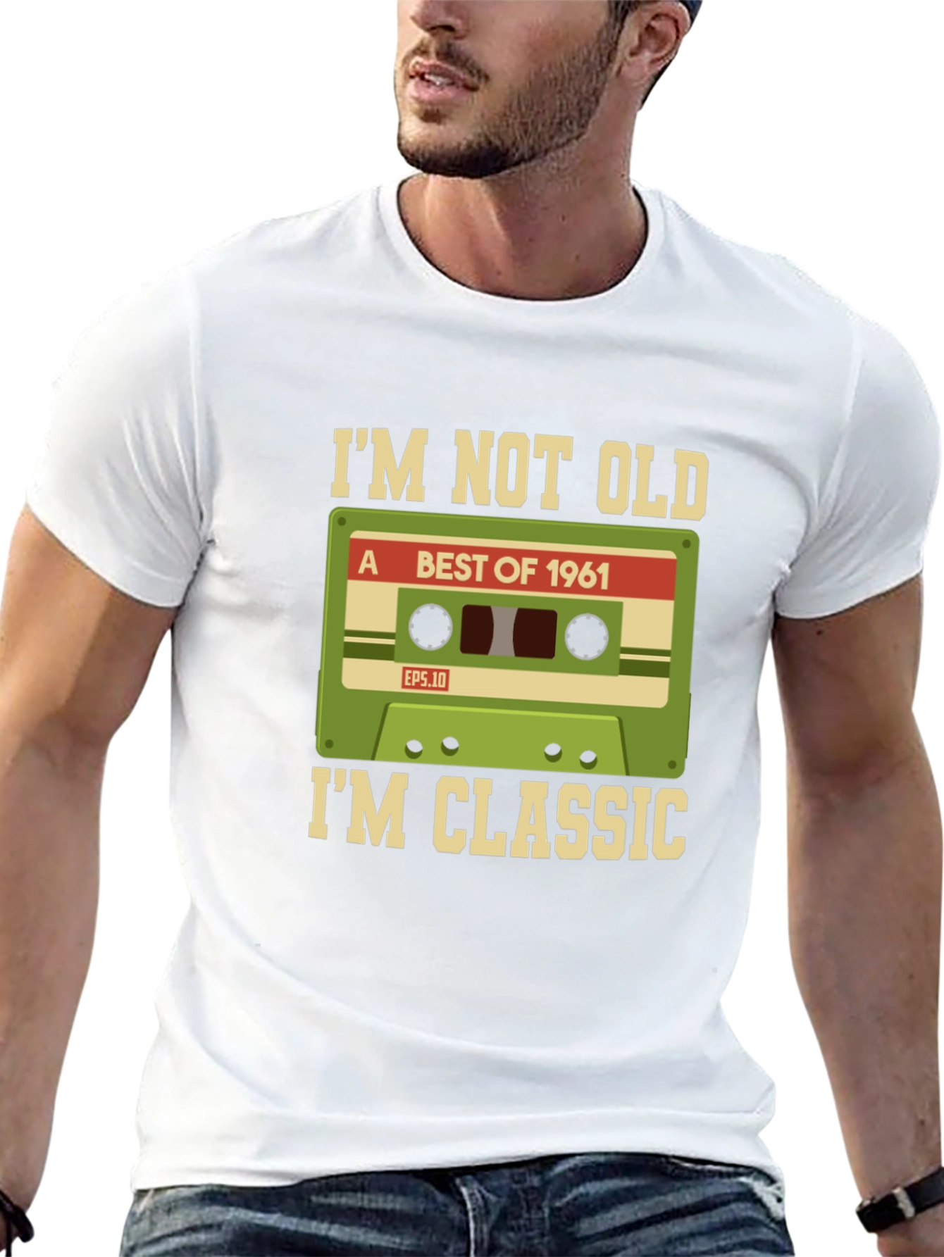 Im Not Old Im Classic 1961 Cassette Tape T-Shirt