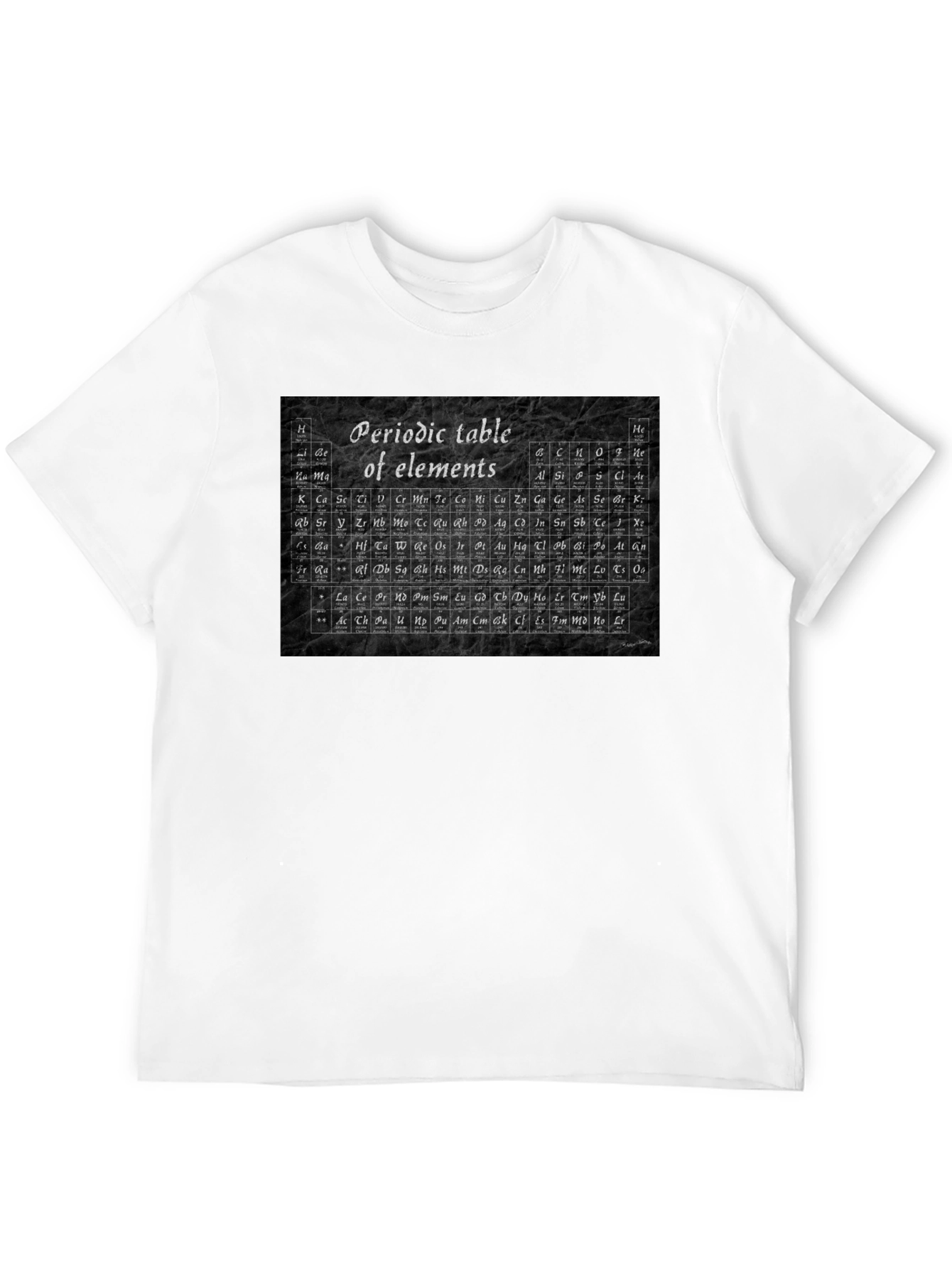 Periodic Table of Elements Graphic T-Shirt