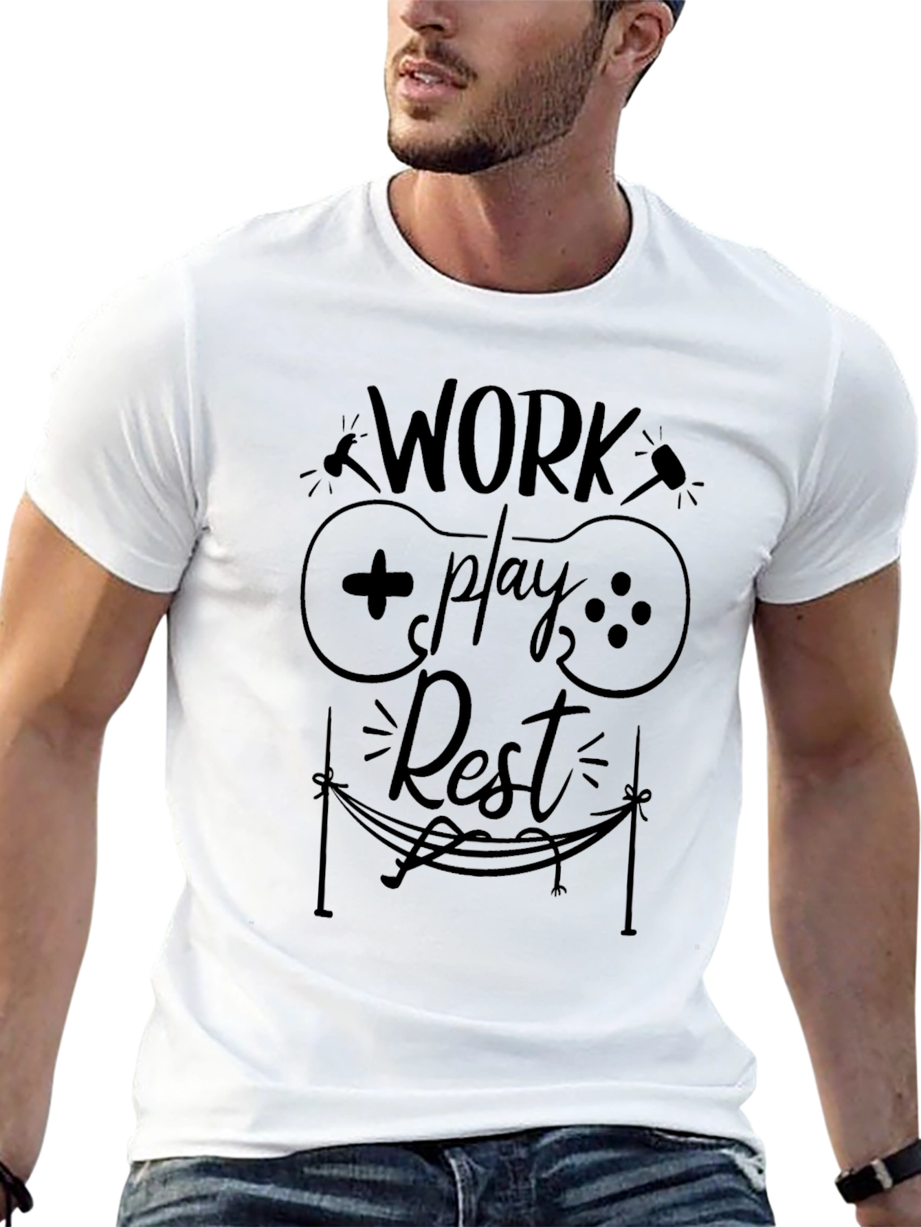 Work Play Rest Graphic Tee