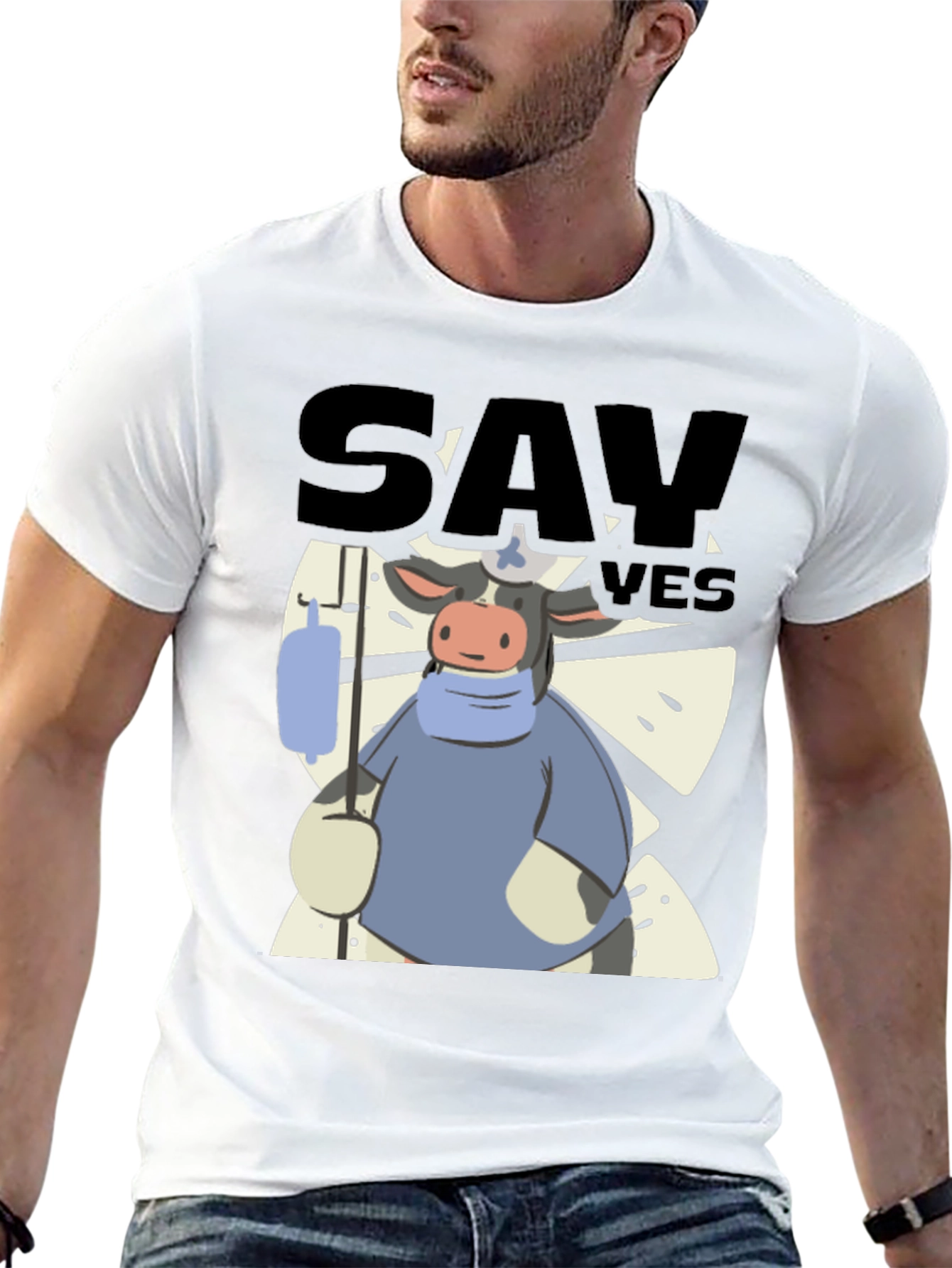 Say Yes Cow T-Shirt