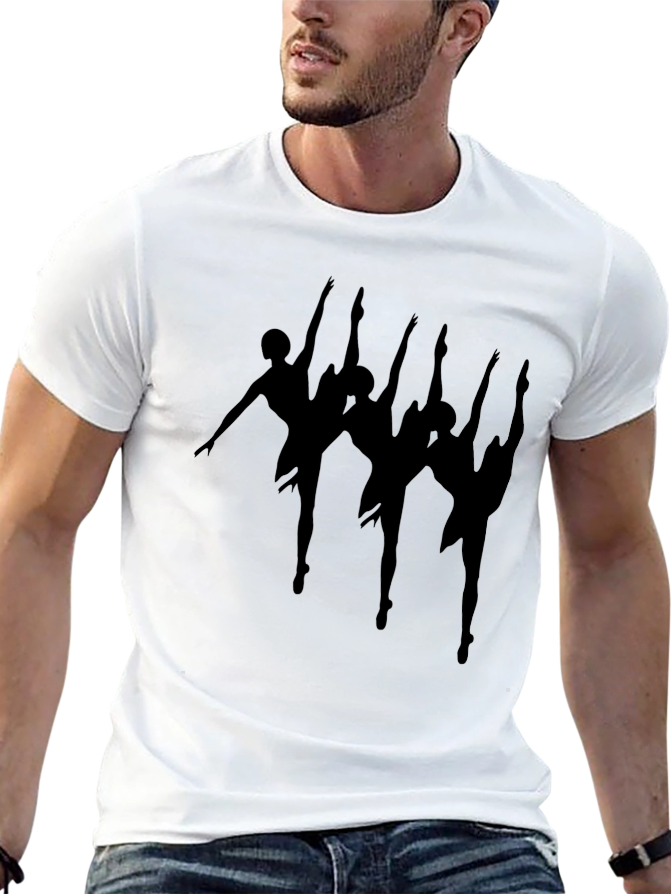 Black Ballerina Graphic Tee