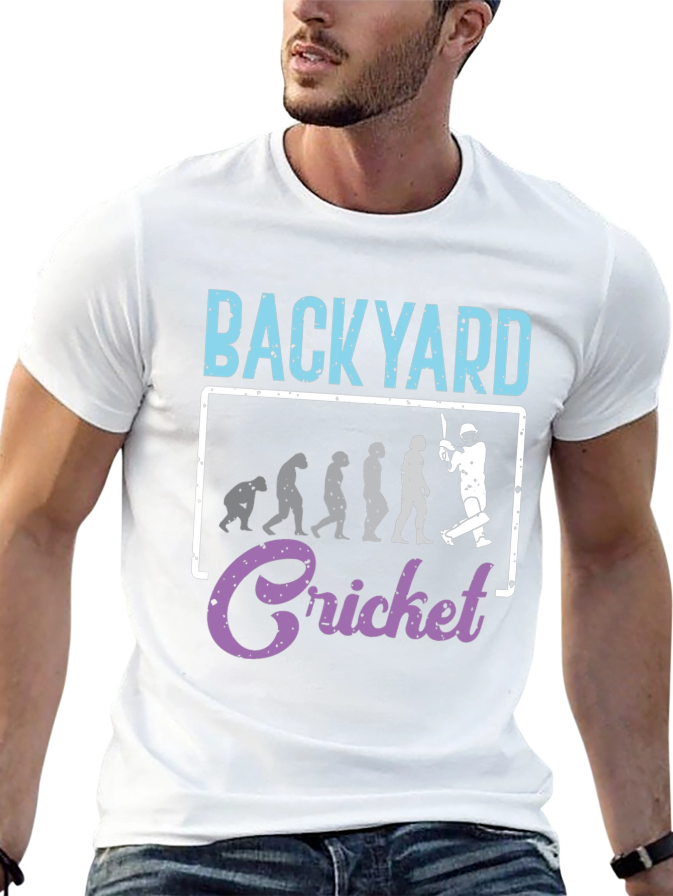 Backyard Cricket Evolution Graphic Tee