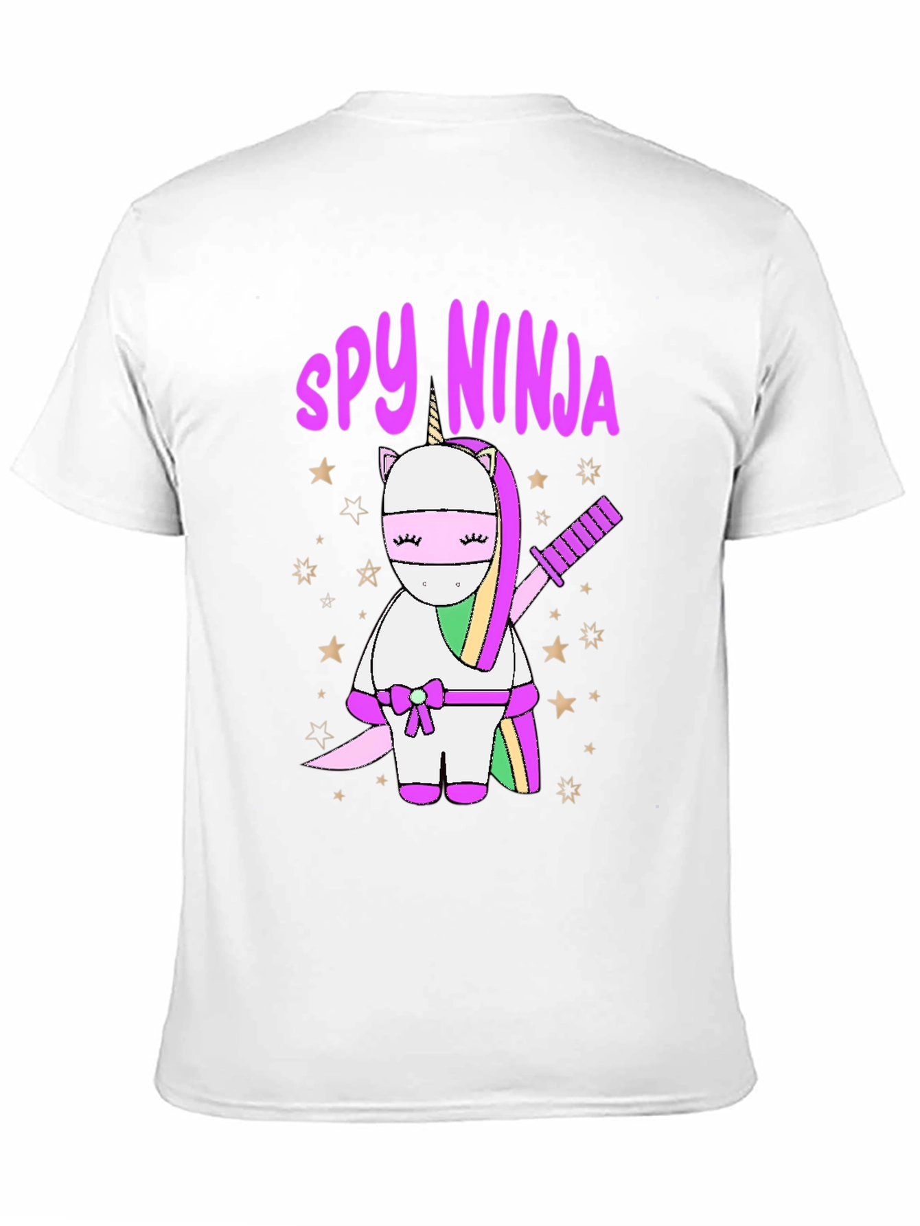 Spy Ninja Unicorn T-Shirt - Black