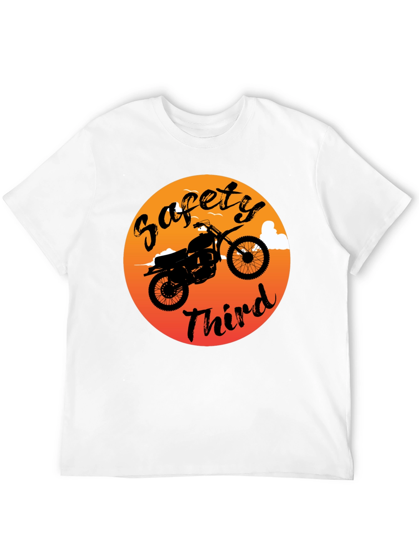 Safety Third Dirt Bike Graphic T-Shirt