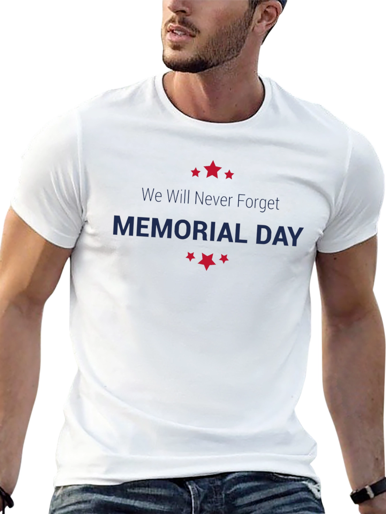 Memorial Day Graphic Print T-Shirt