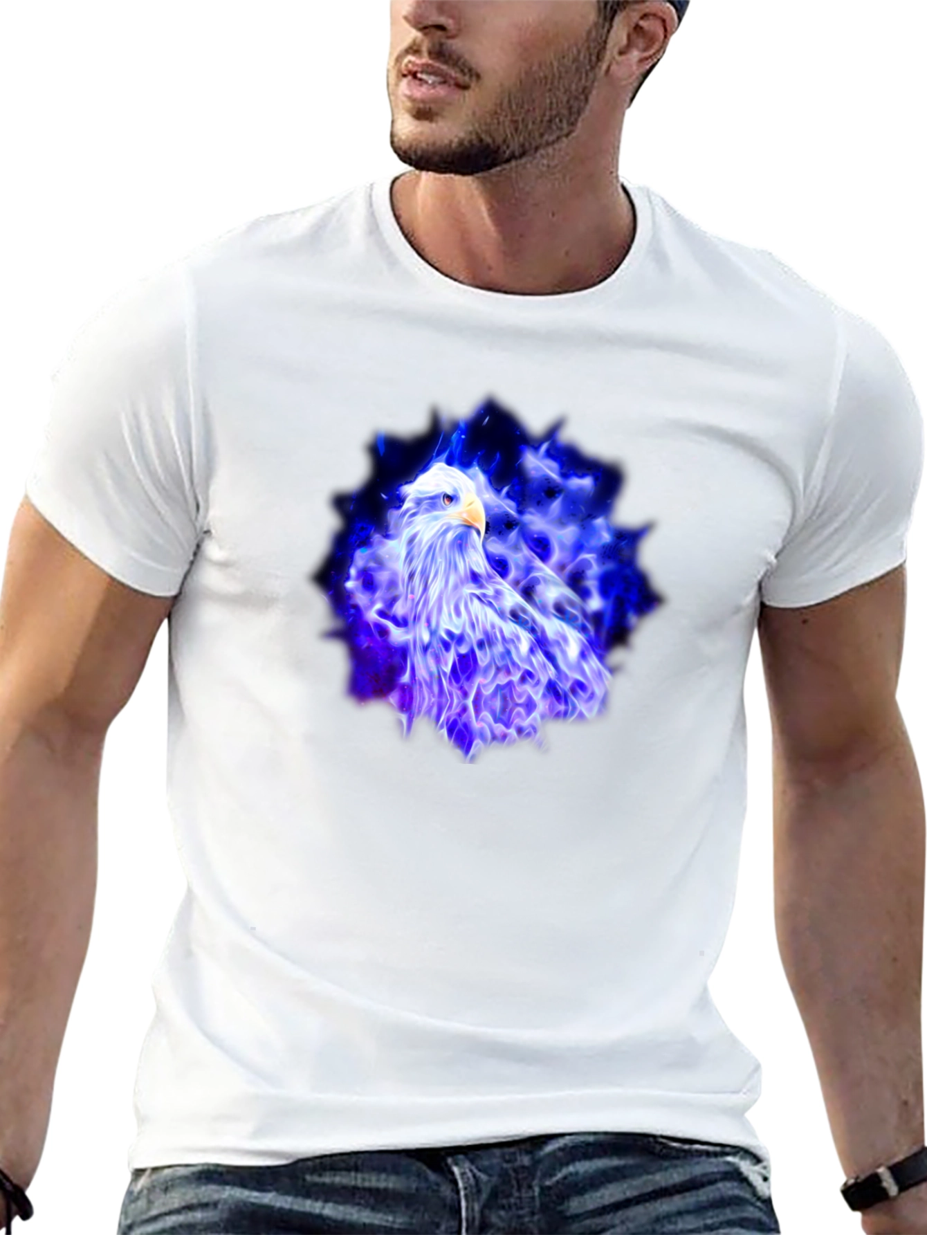 Eagle Fire T-Shirt - Black