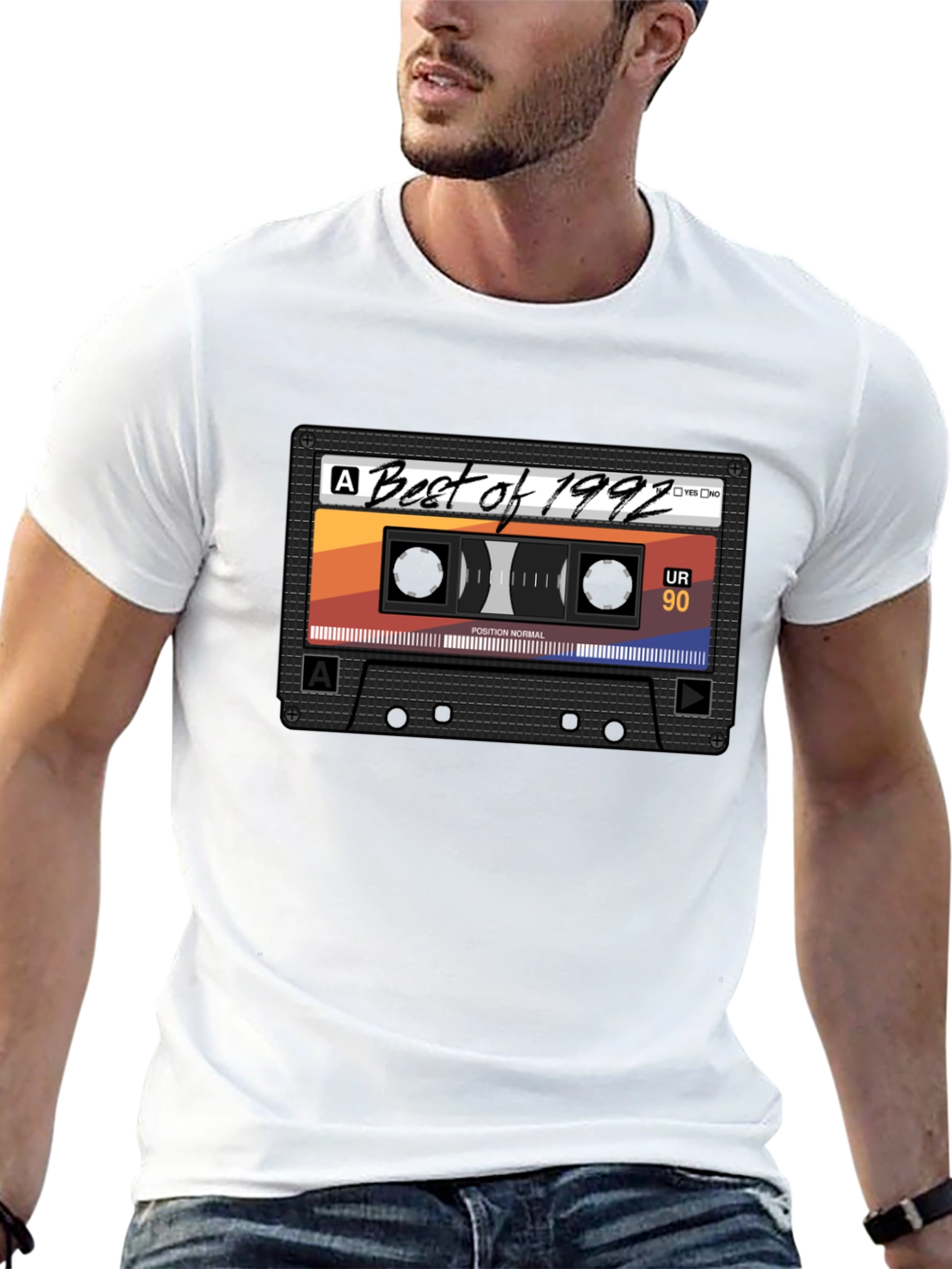 Retro Best of 1992 Cassette Tape Graphic Tee