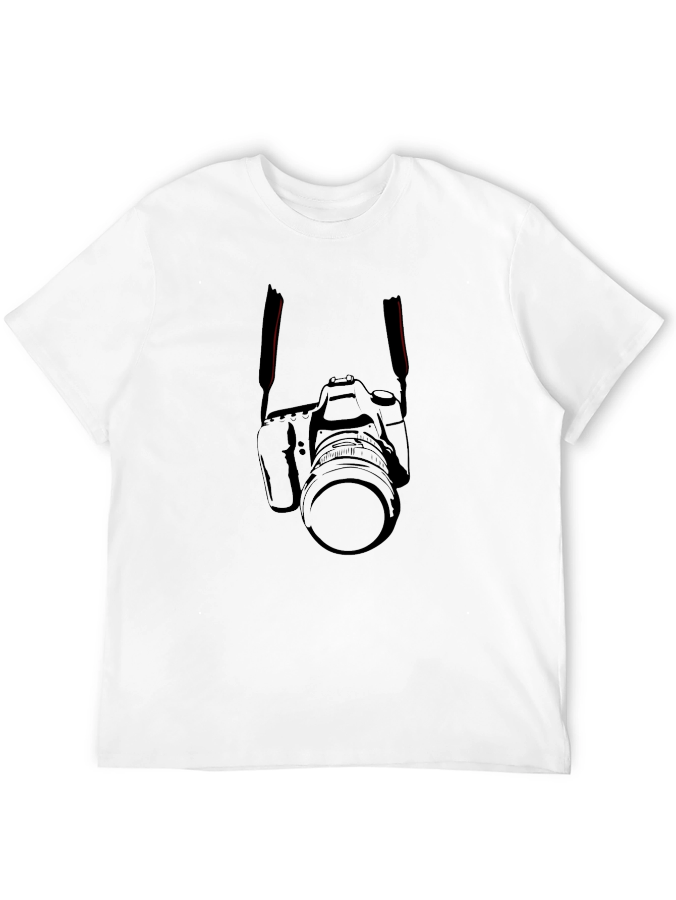 Camera Graphic Tee - Photographer Style Shirt