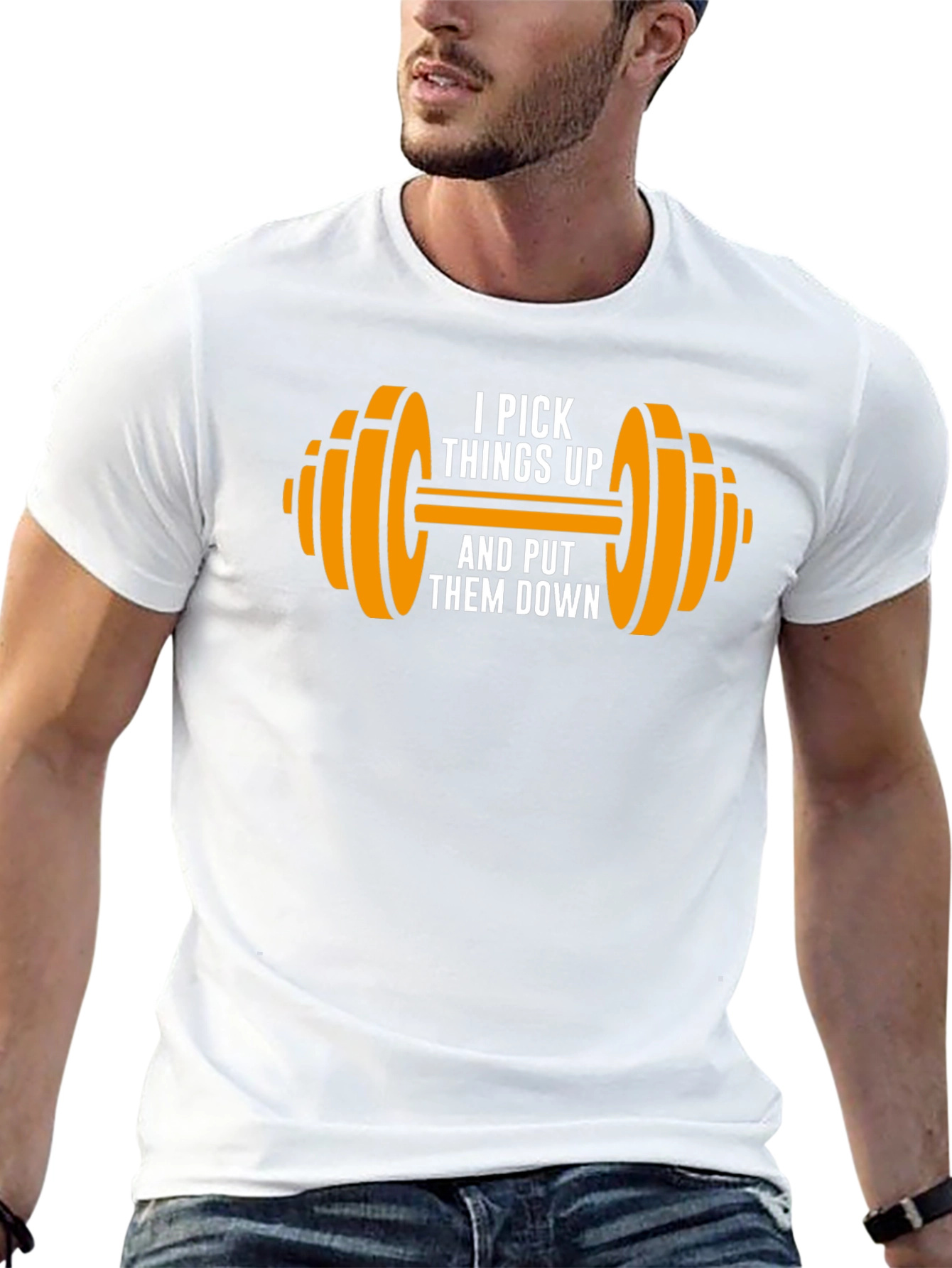 Weightlifting T-Shirt - I Pick Things Up