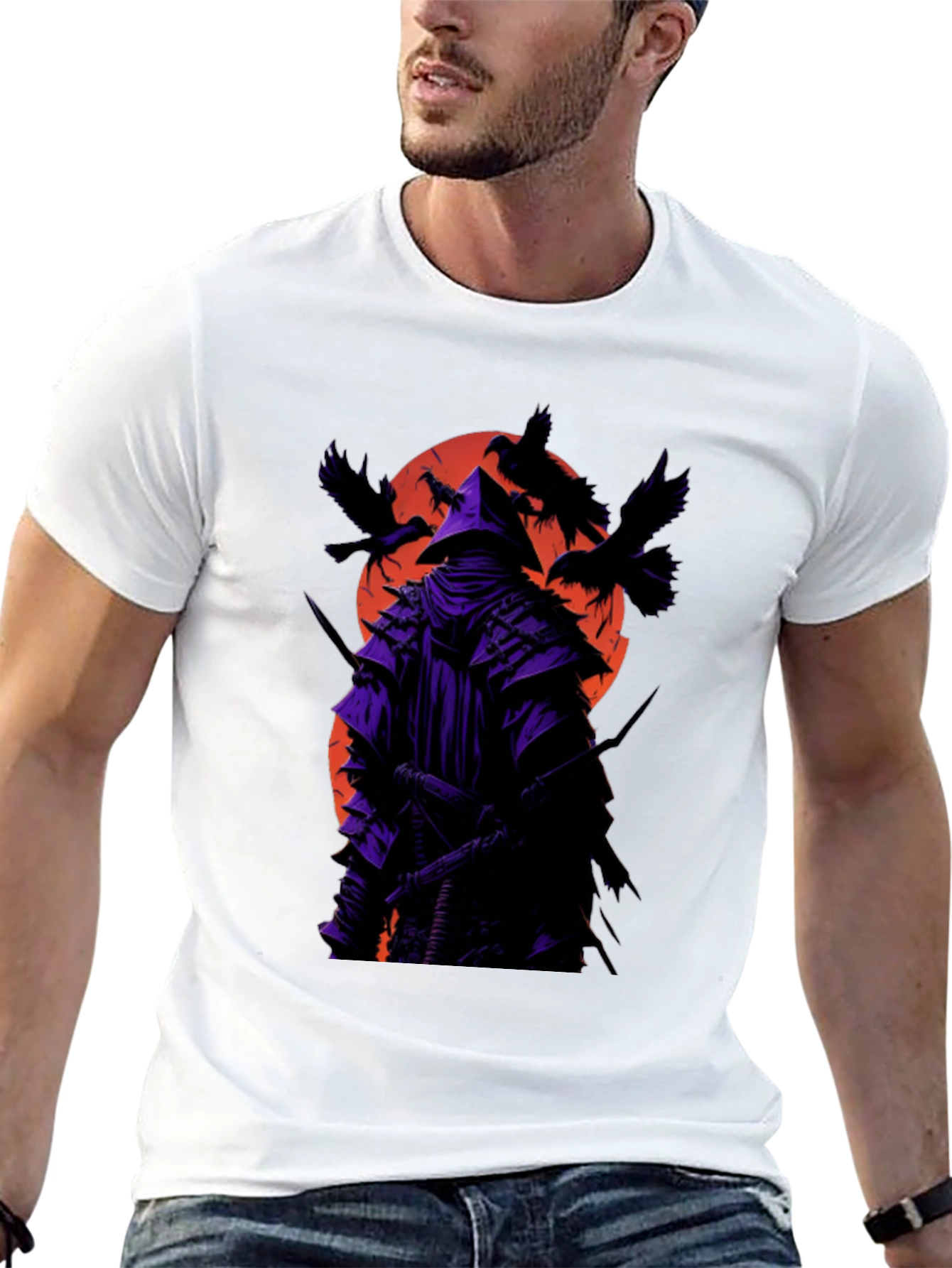 Samurai Raven Black T-Shirt