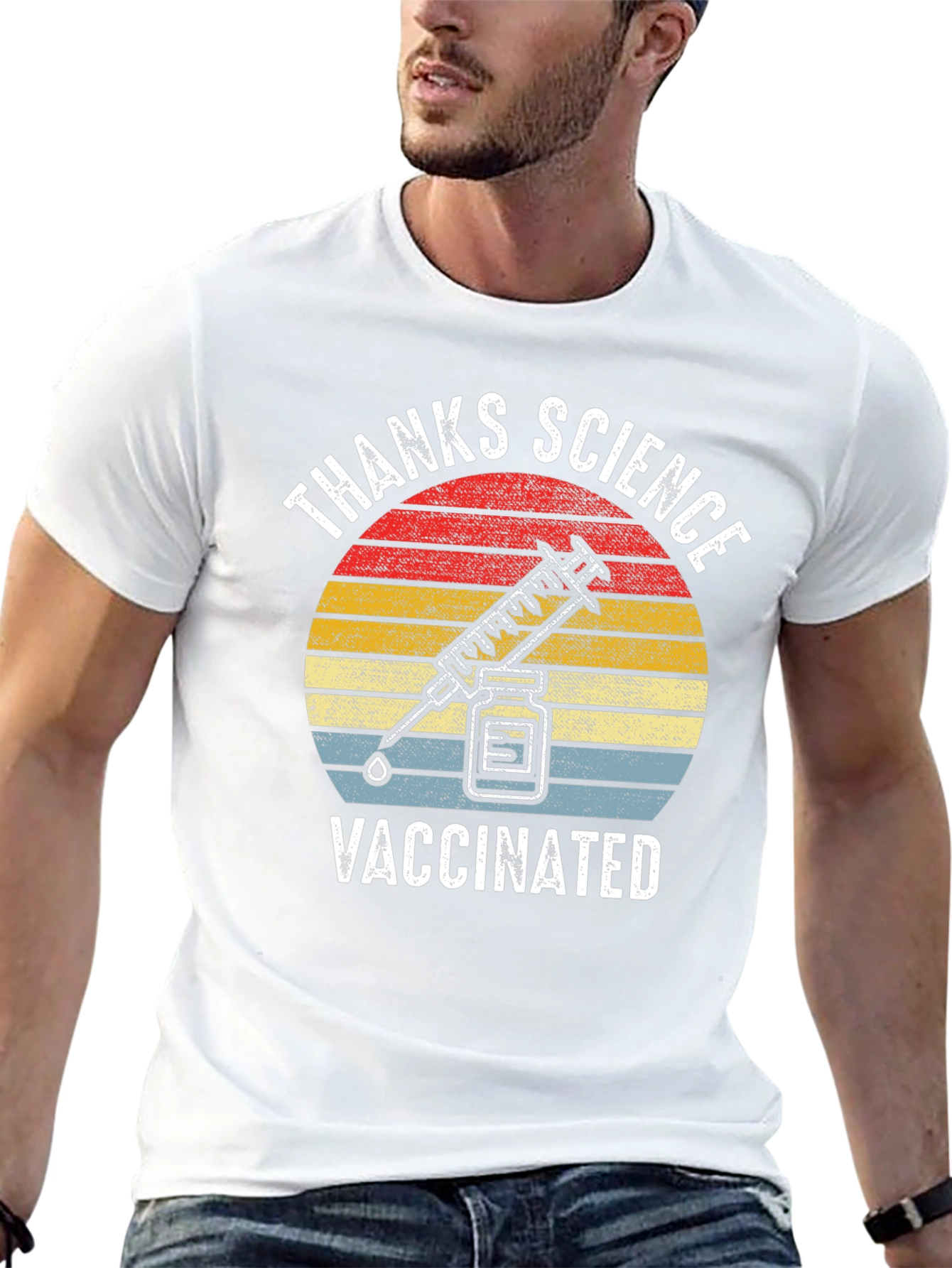 Thanks Science Vaccinated Graphic Tee