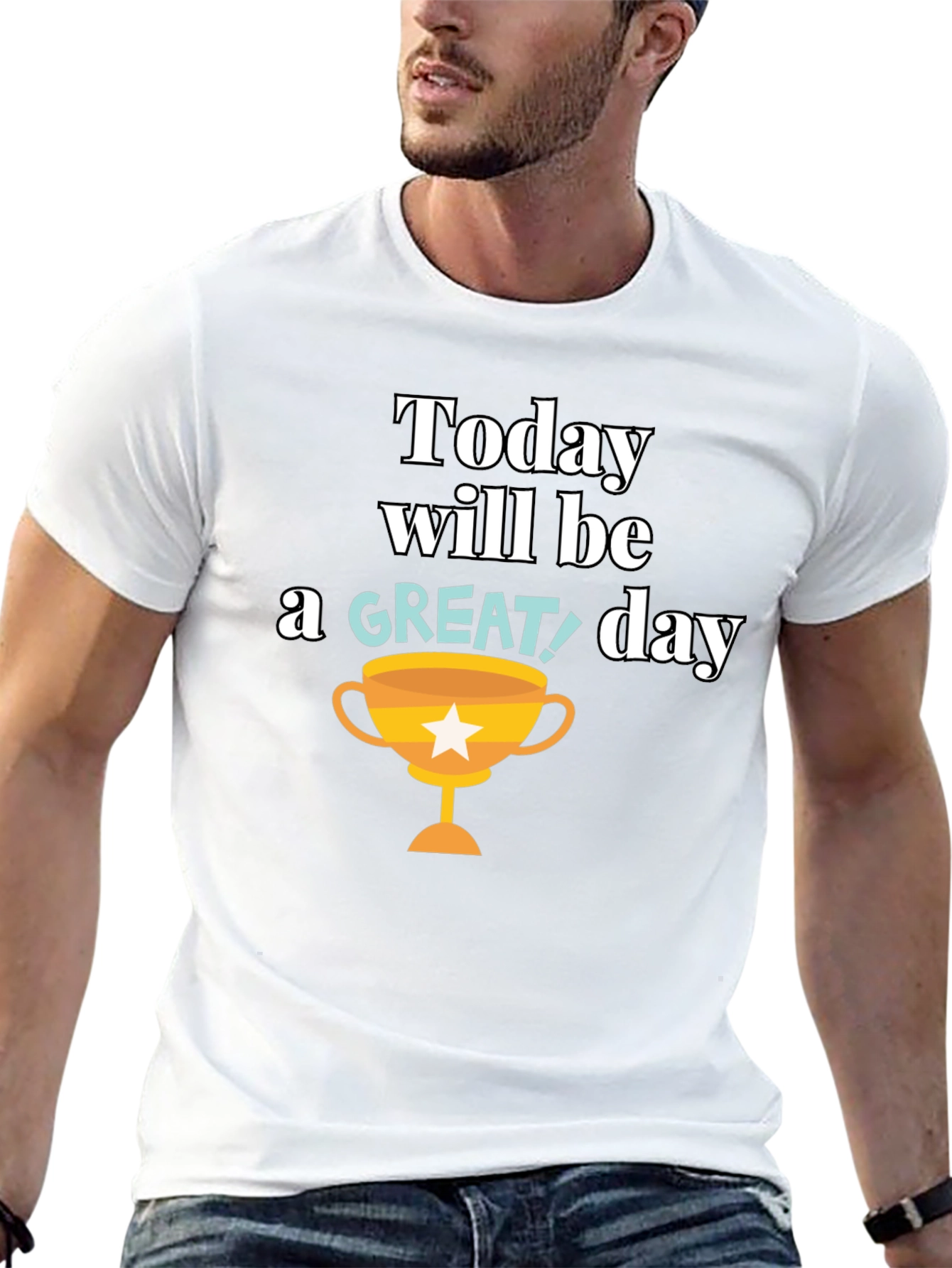 Great Day Graphic Tee - Motivational Shirt