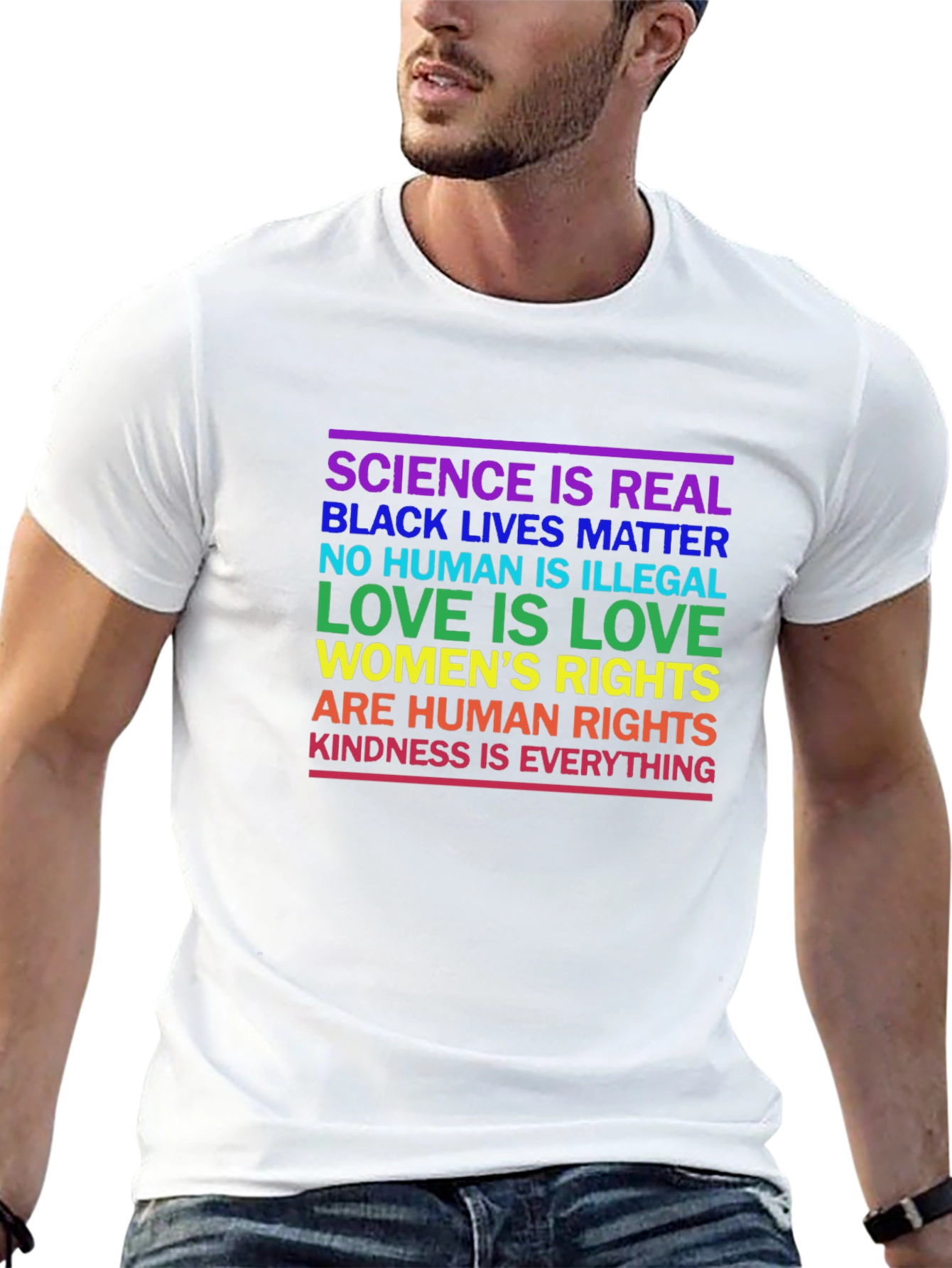 Equality T-Shirt: Science BLM Love Kindness