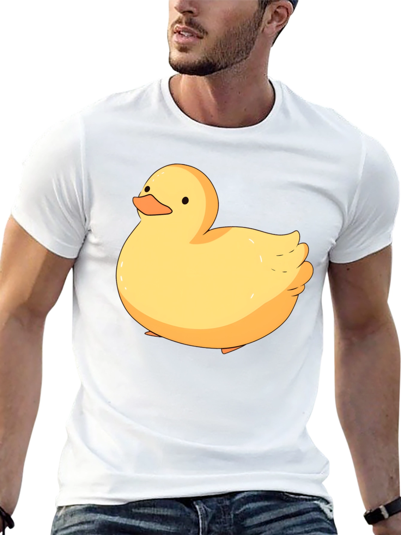 Duck Graphic T-Shirt - Casual Black Tee