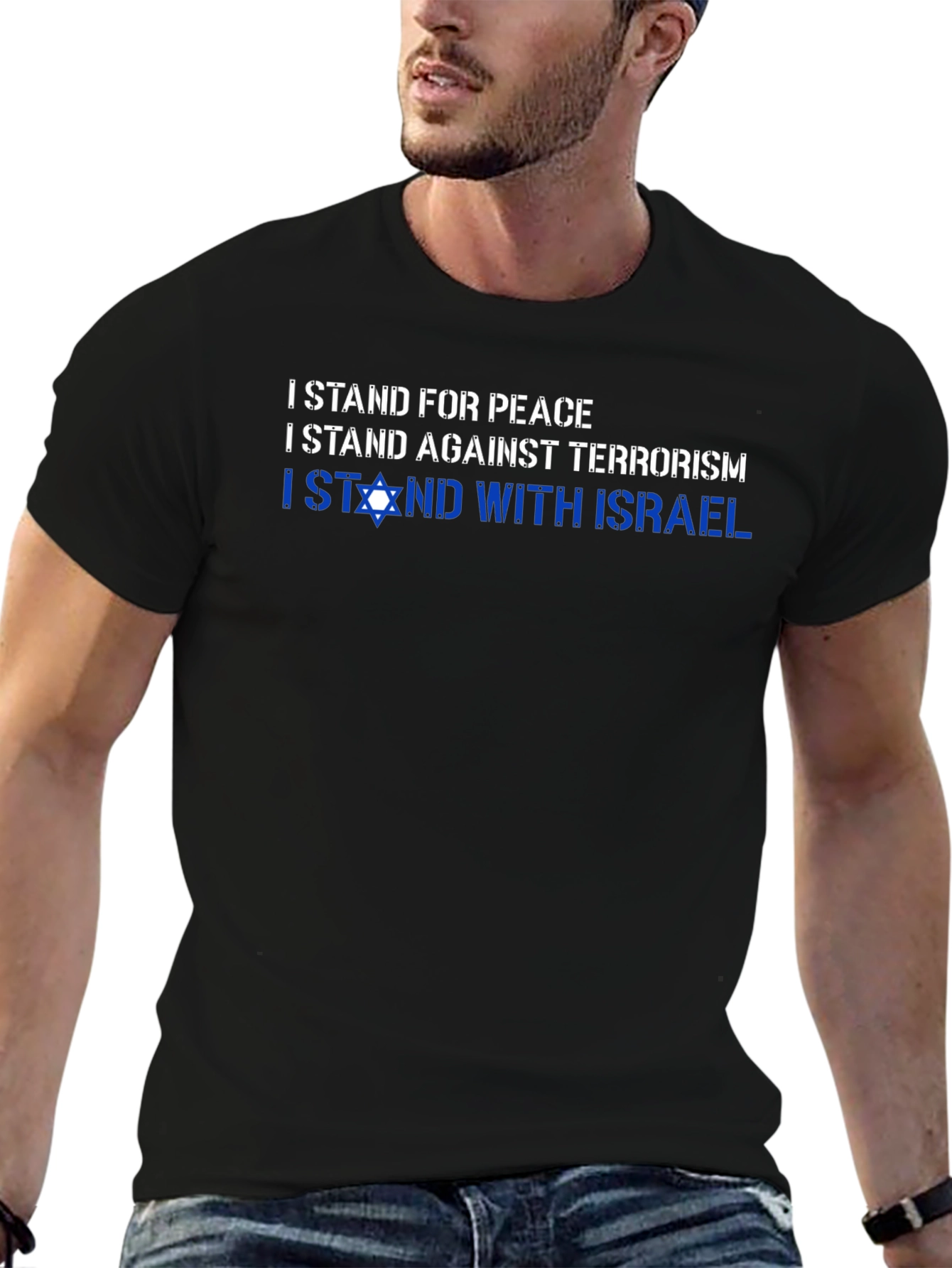 I Stand With Israel Graphic Tee