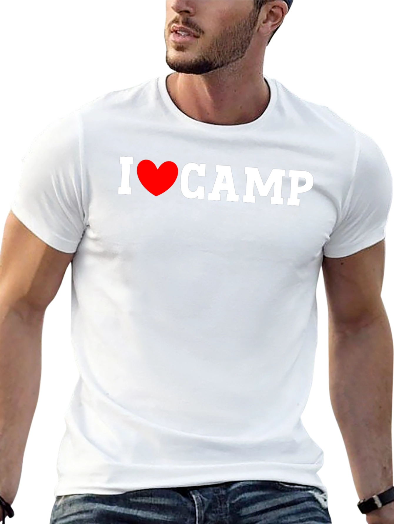 I Heart Camp Black T-Shirt