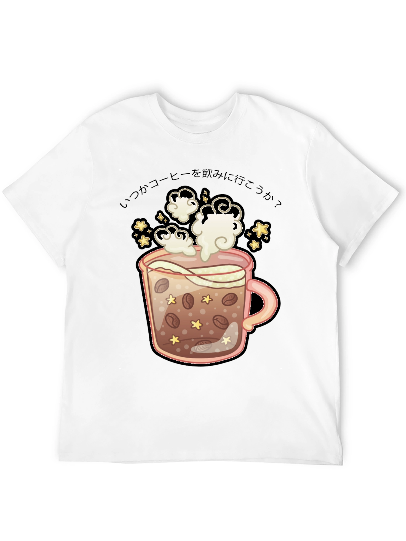 Coffee Time T-Shirt - Kawaii Graphic Tee