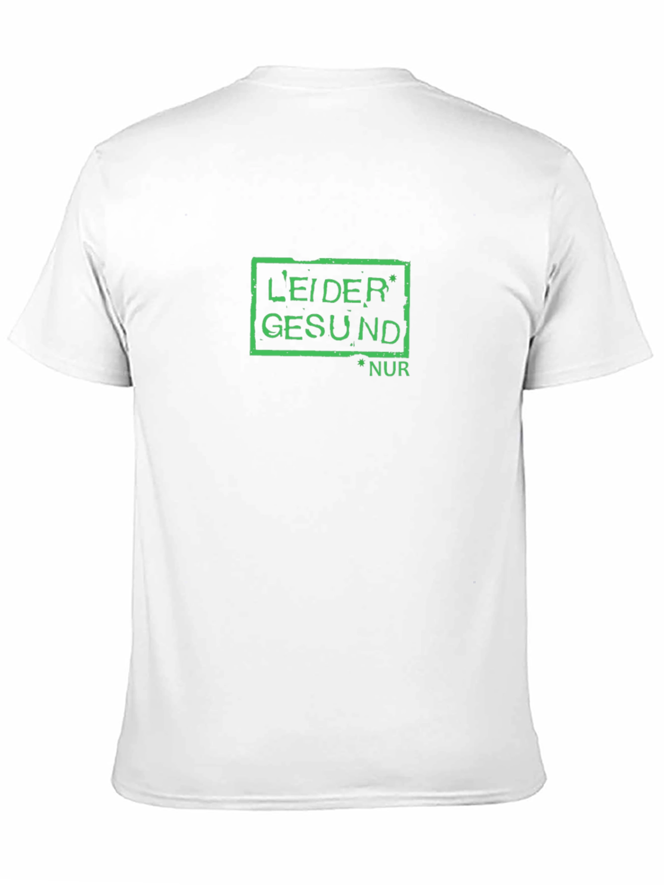 Leider Gesund Black Graphic Tee