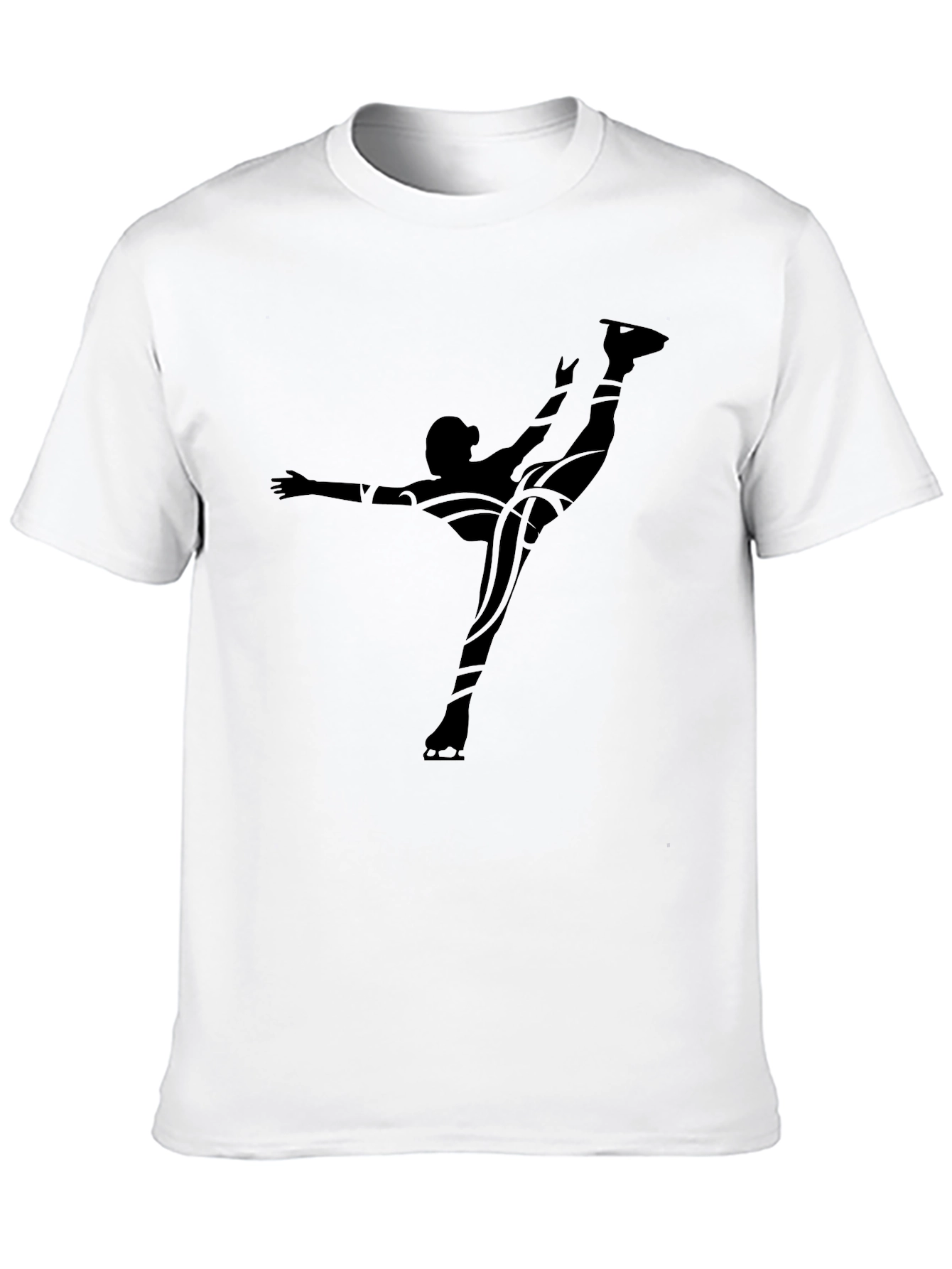 Figure Skater Graphic Tee - Black