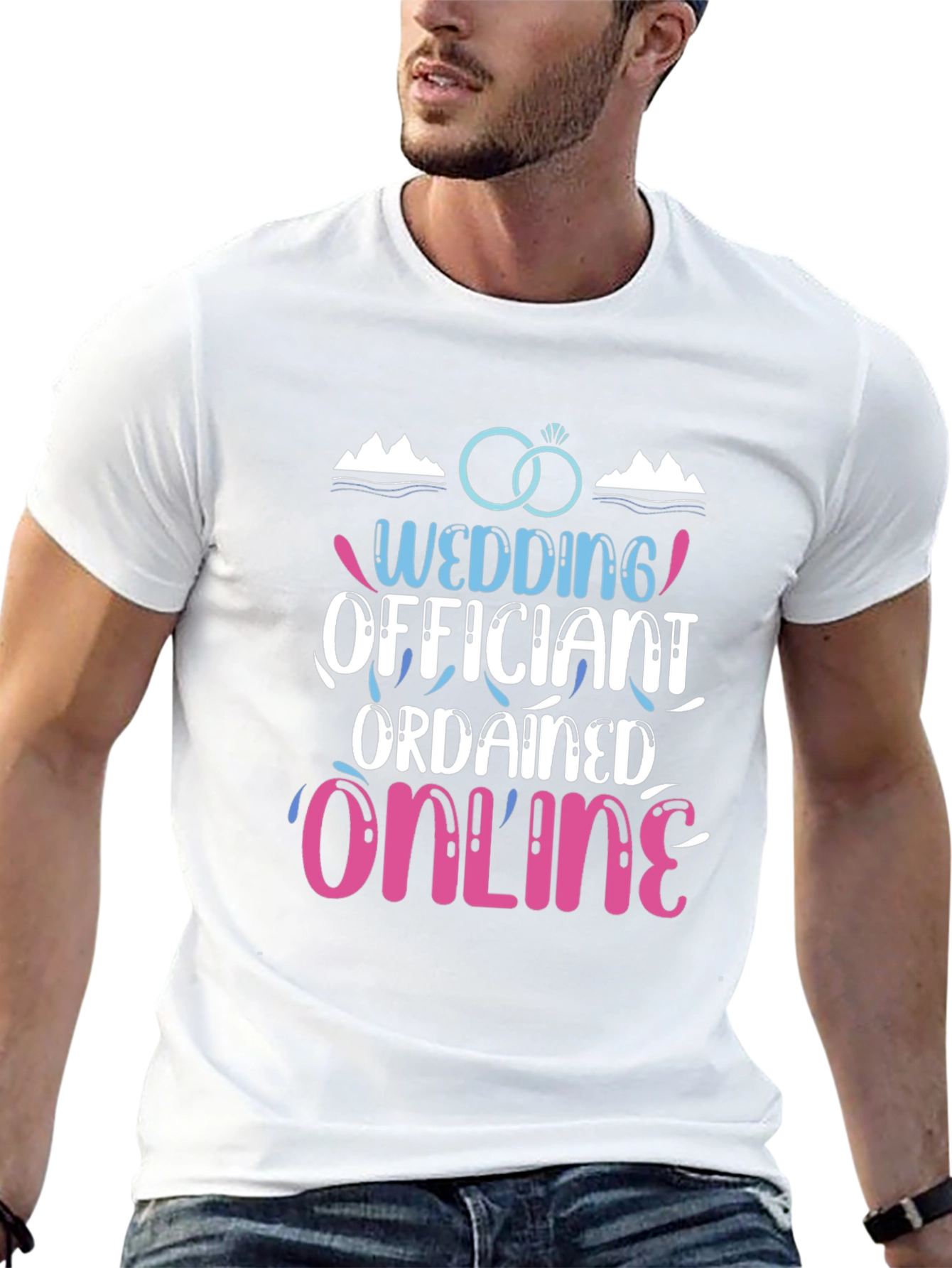 Wedding Officiant Ordained Online T-Shirt