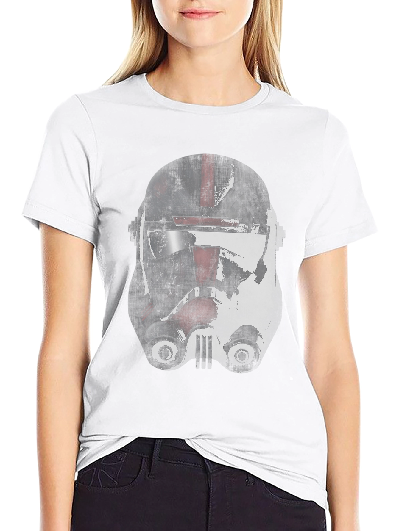 Star Wars Clone Trooper Helmet Graphic T-Shirt