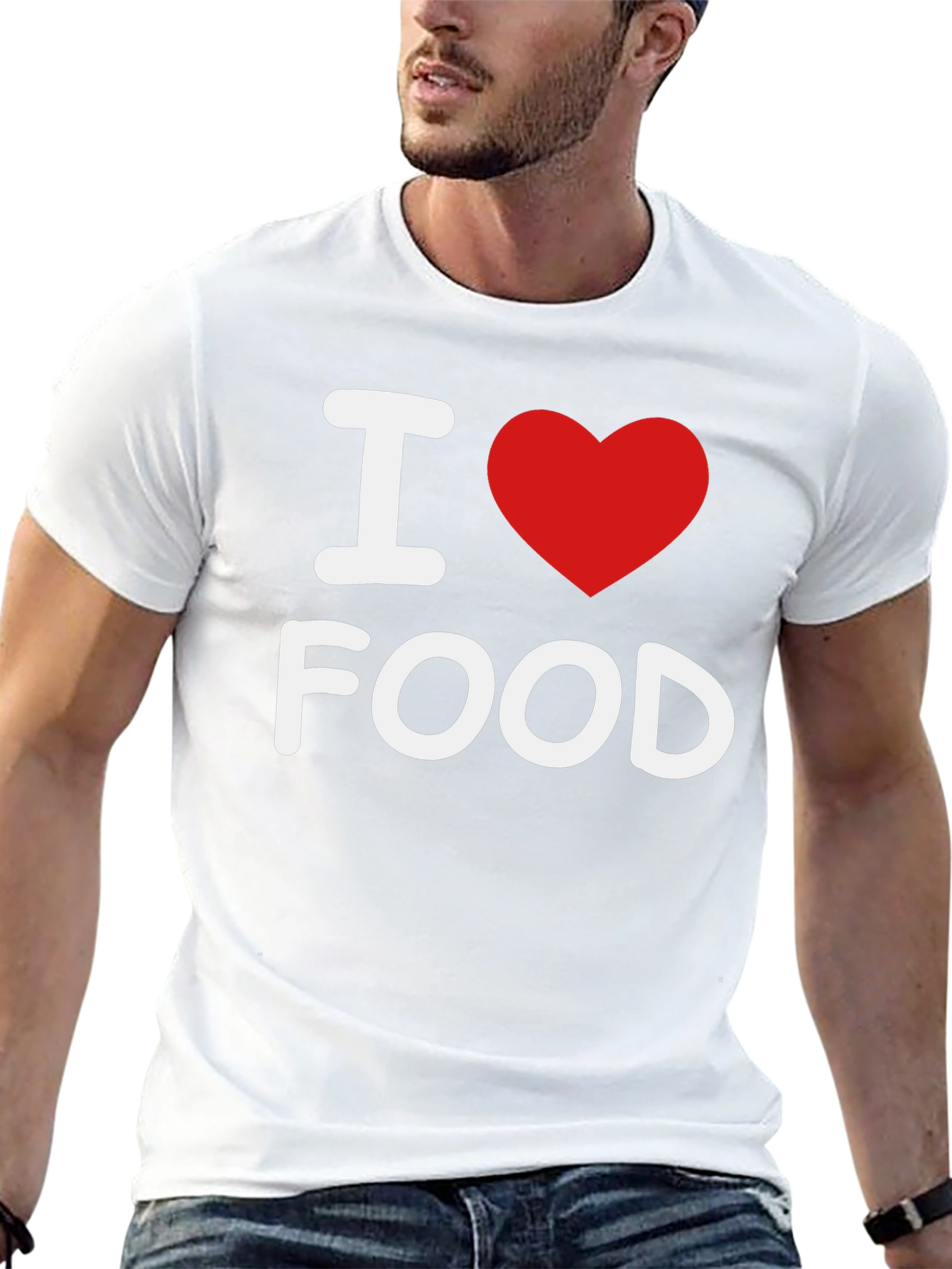 I Heart Food Black T-Shirt