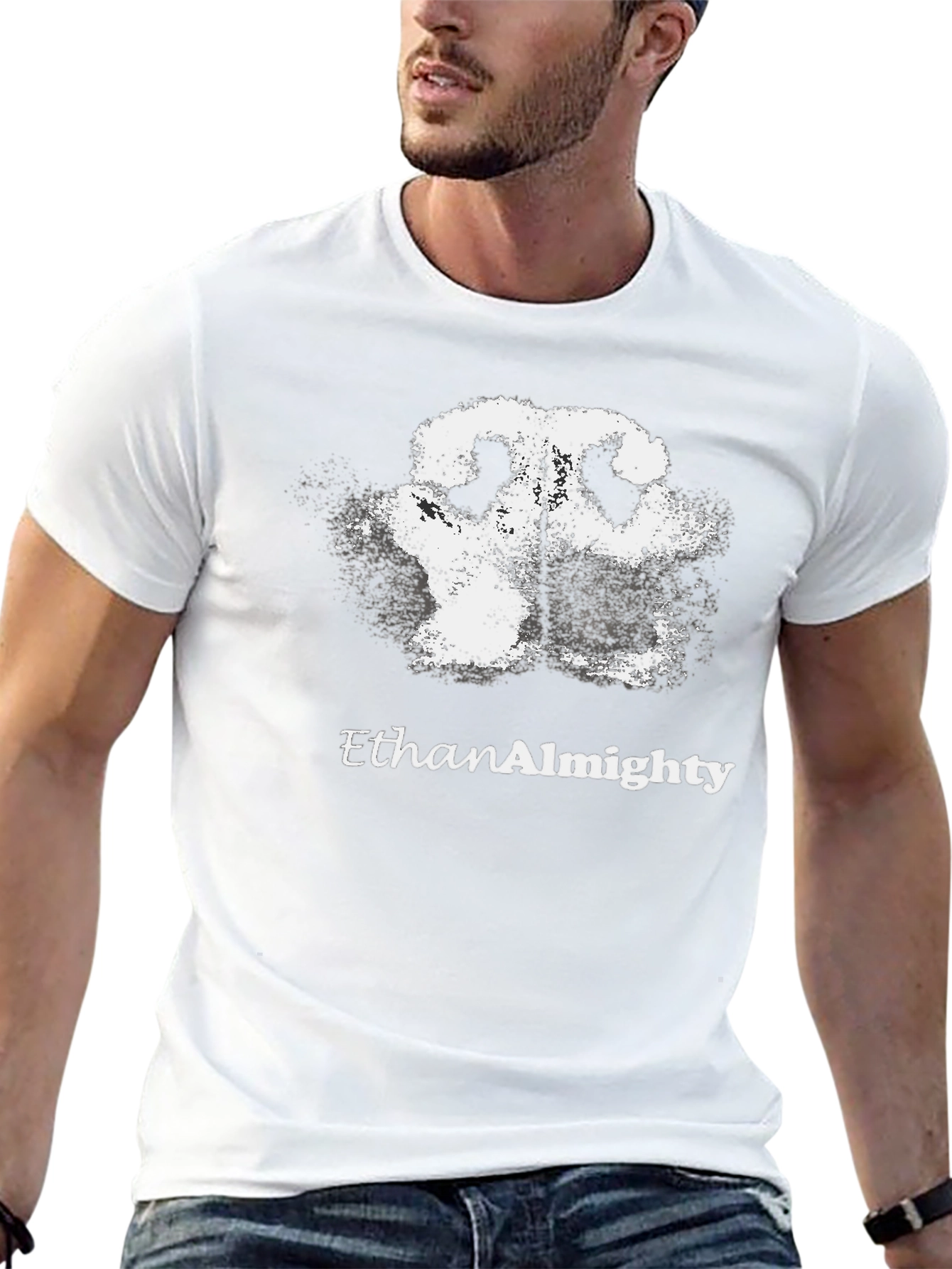EthanAlmighty Rorschach T-Shirt - Black