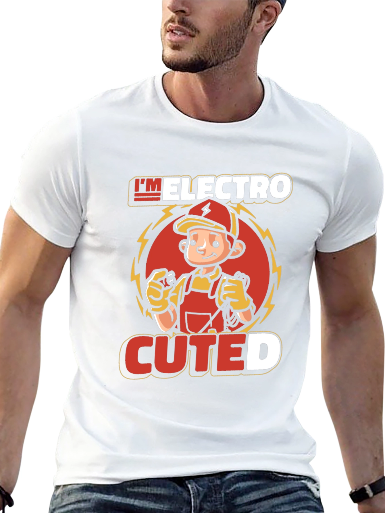 Electro-cuted Funny Electrician T-Shirt