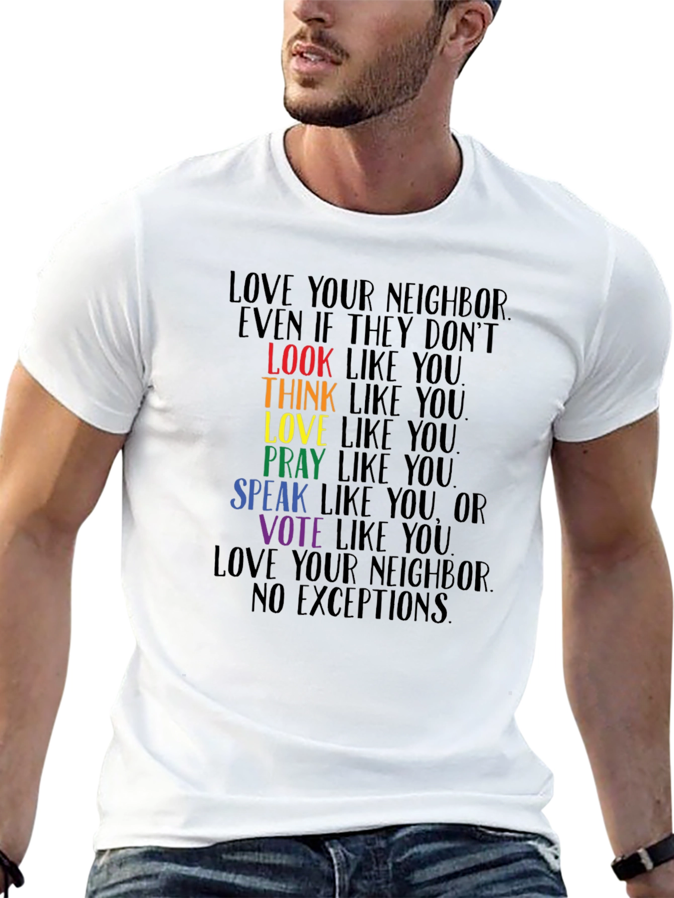 Love Your Neighbor Pride T-Shirt
