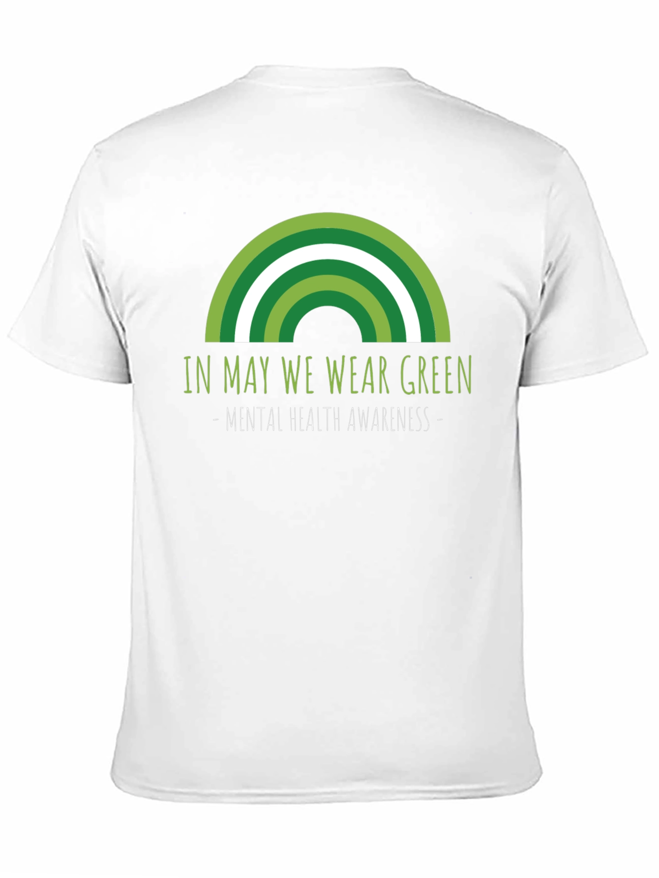 In May We Wear Green Mental Health Awareness T-Shirt