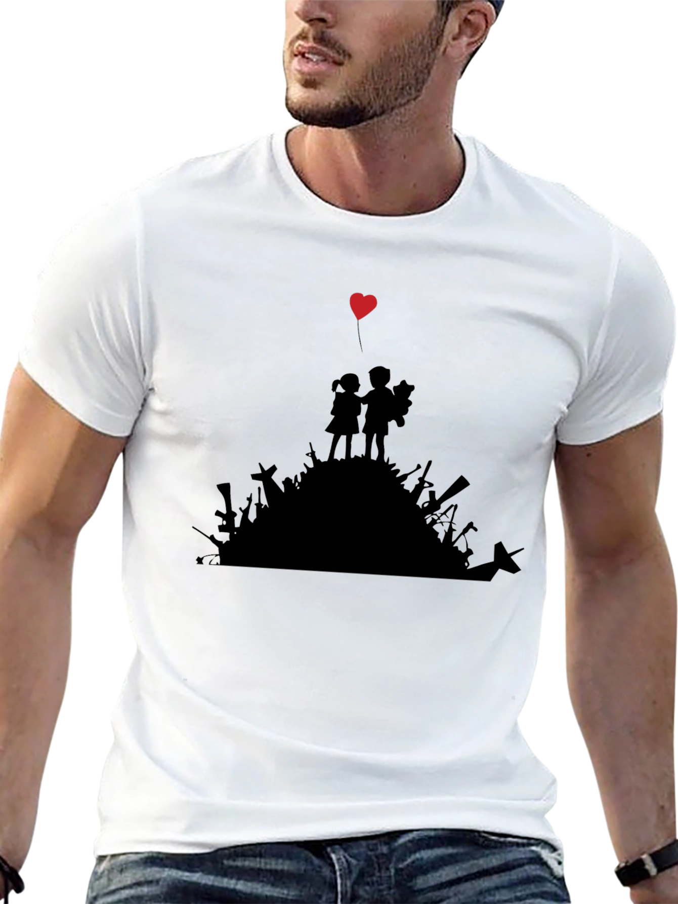 Peace Over War Graphic Tee
