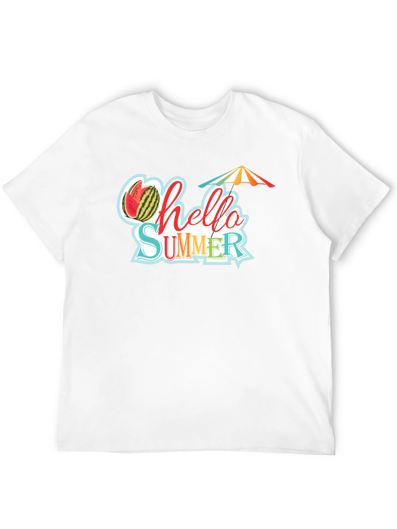 Hello Summer Graphic Tee - Black